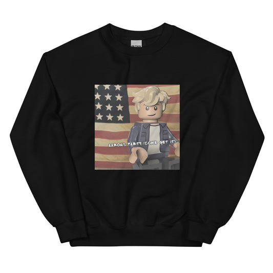 "Aaron Carter - Aaron’s Party (Come Get It)" Lego Parody Sweatshirt