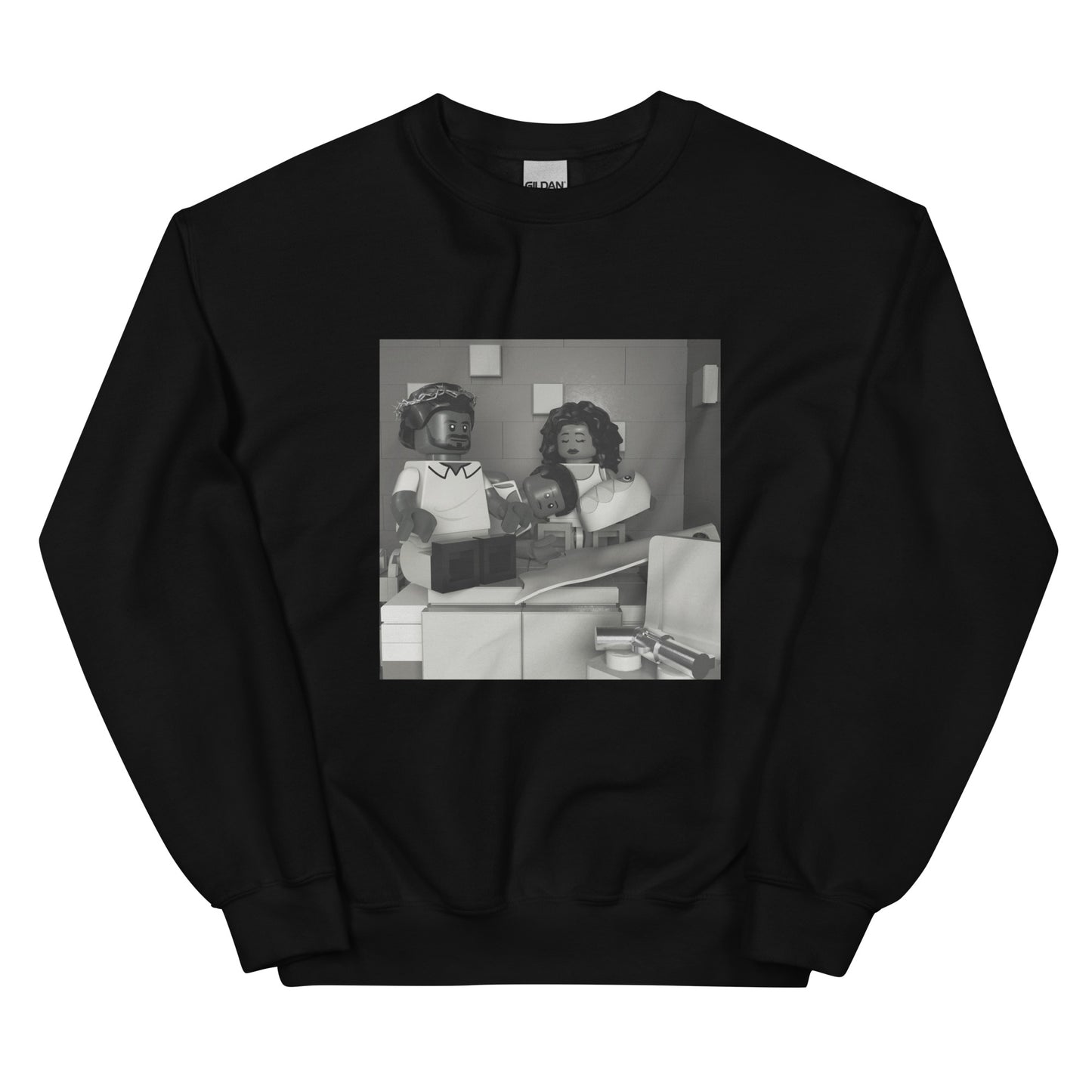 "Kendrick Lamar - Mr. Morale & the Big Steppers (Cover Shoot)" Lego Parody Sweatshirt