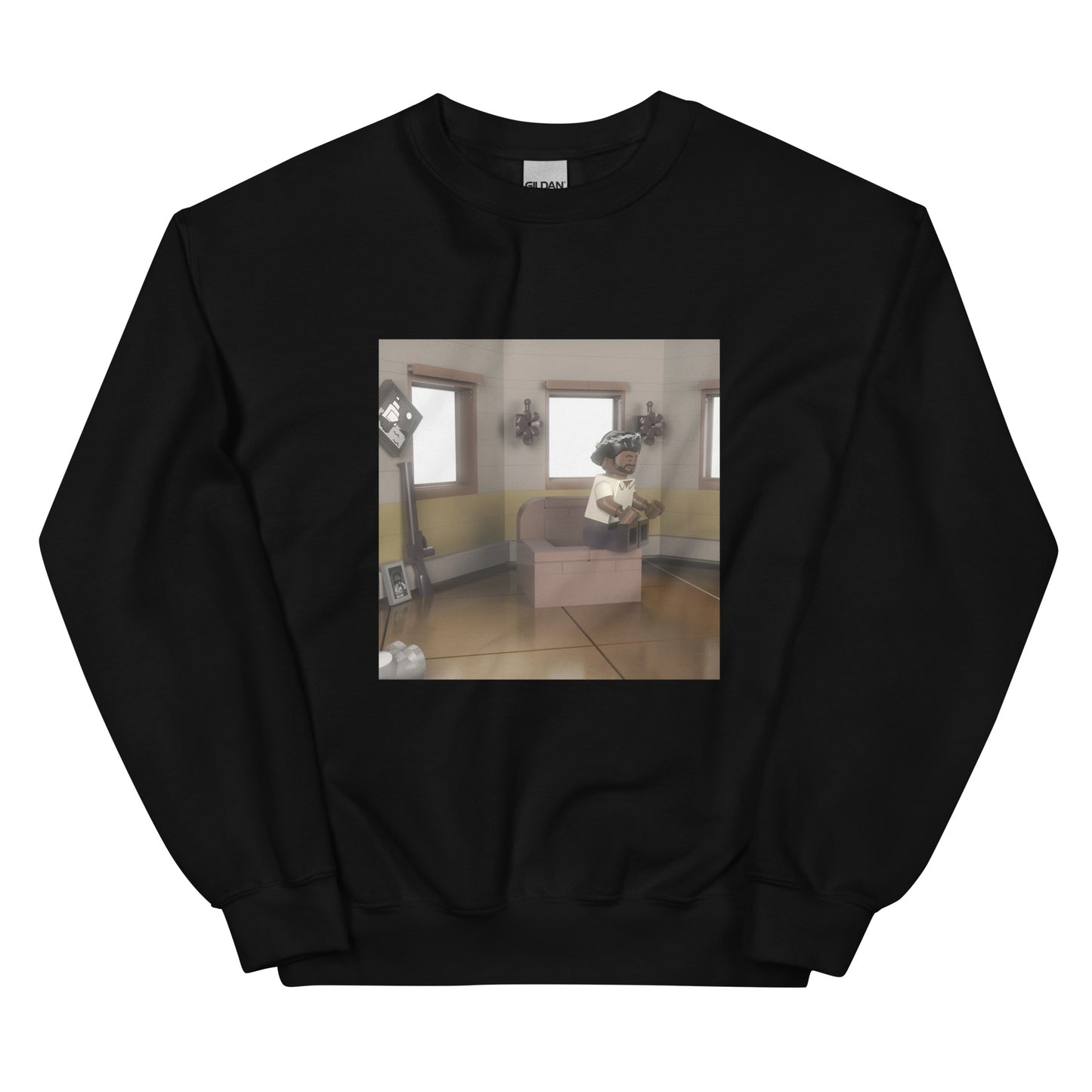 "Kendrick Lamar - Mr. Morale & the Big Steppers (Physical "Back" Cover)" Lego Parody Sweatshirt