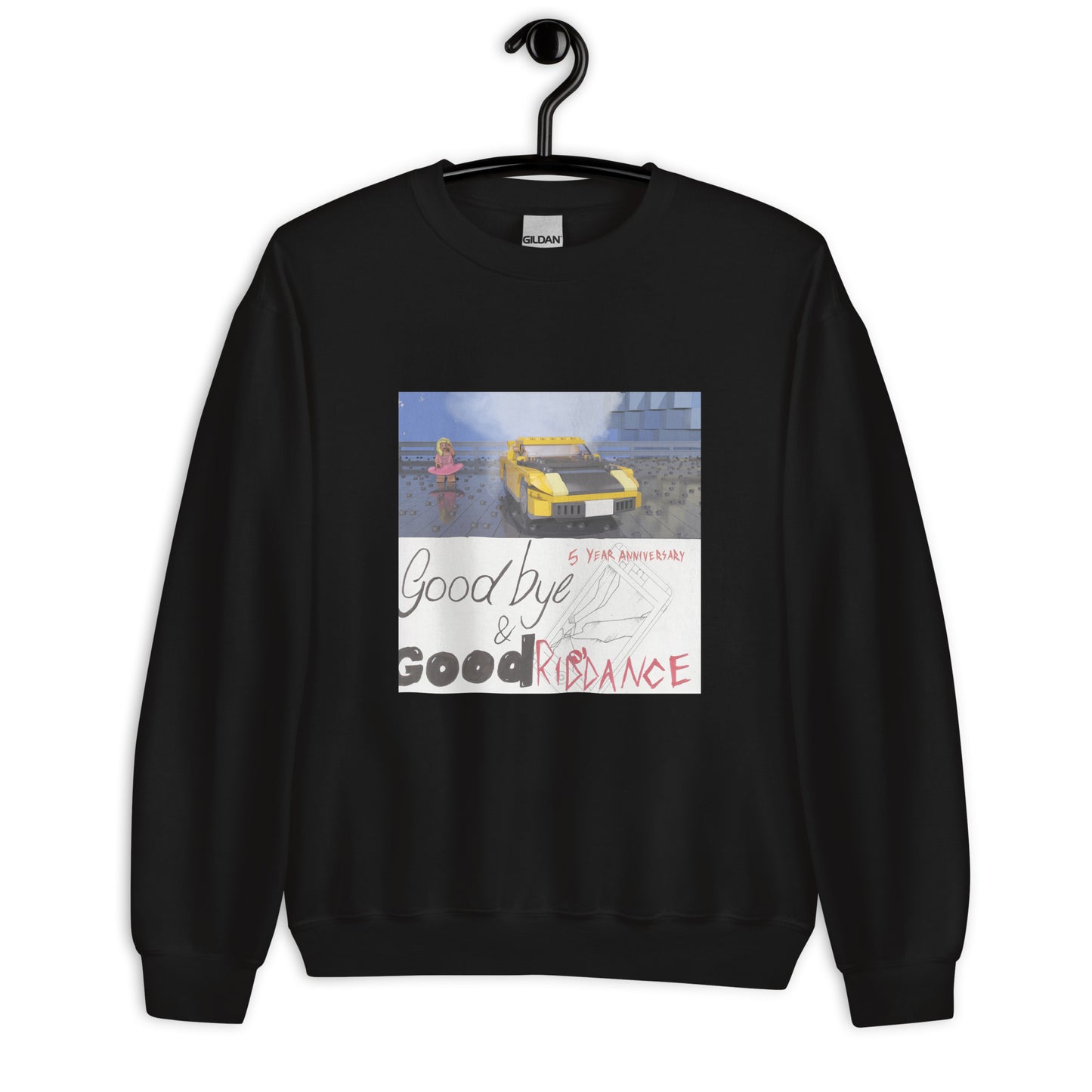 "Juice WRLD - Goodbye & Good Riddance (5 Year Anniversary Edition)" Lego Parody Sweatshirt