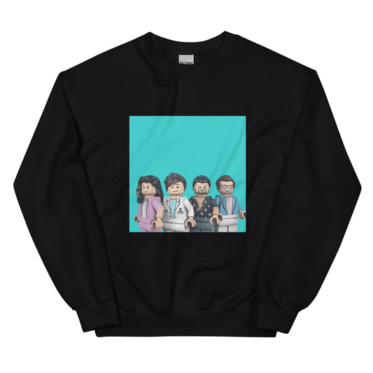 "Weezer - Weezer (Teal Album)" Lego Parody Sweatshirt