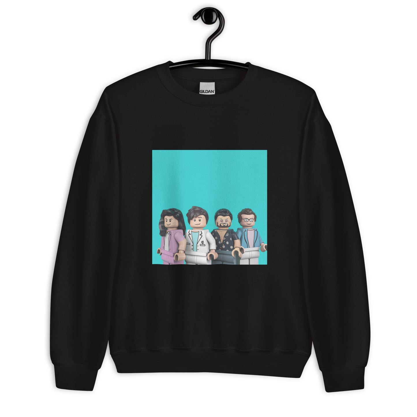 "Weezer - Weezer (Teal Album)" Lego Parody Sweatshirt