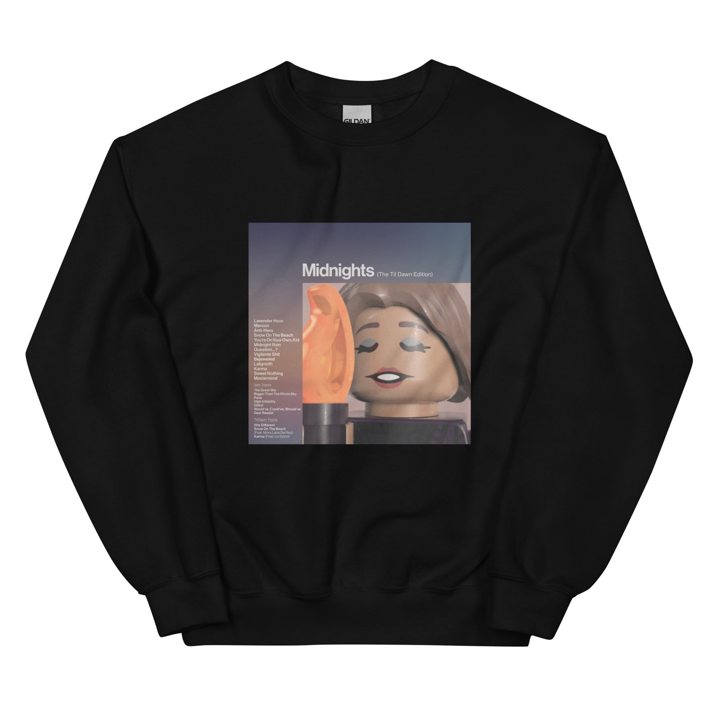 "Taylor Swift - Midnights (The Til Dawn Edition)" Lego Parody Sweatshirt