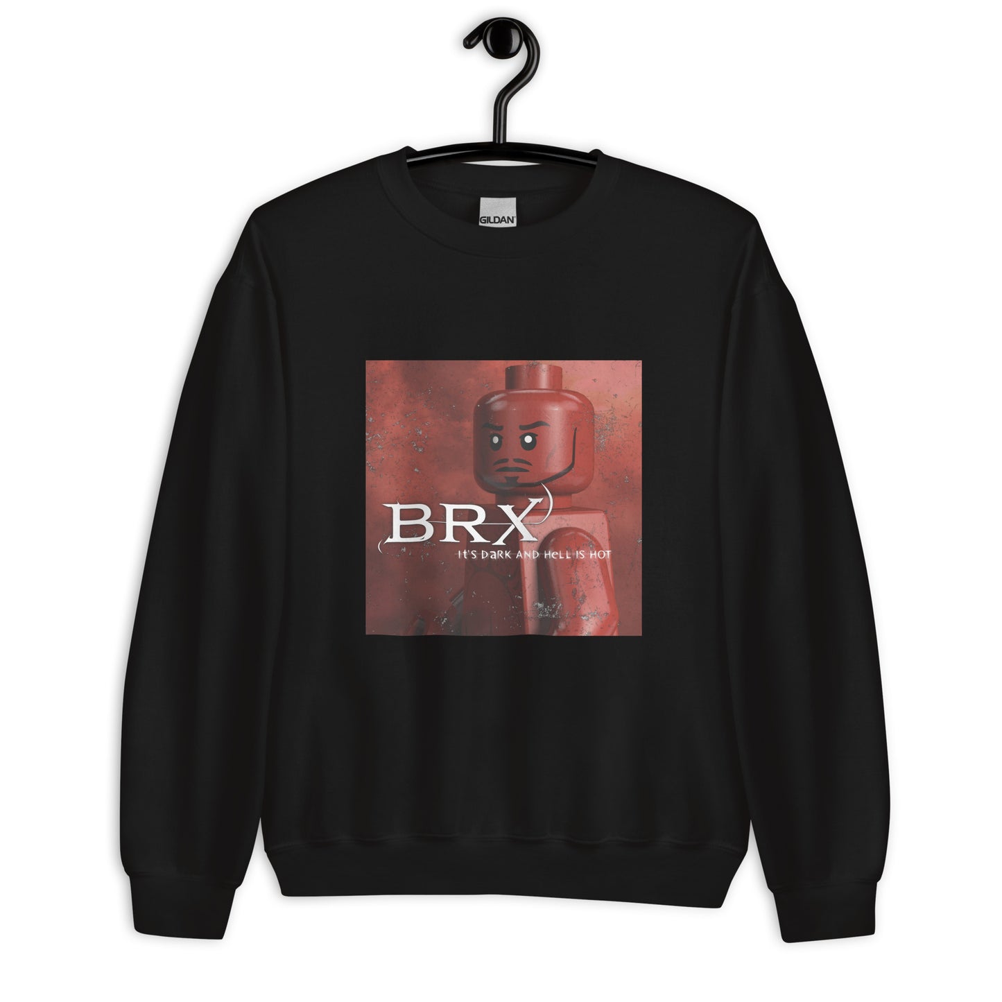 "DMX - It's Dark and Hell Is Hot" Lego Parody Sweatshirt