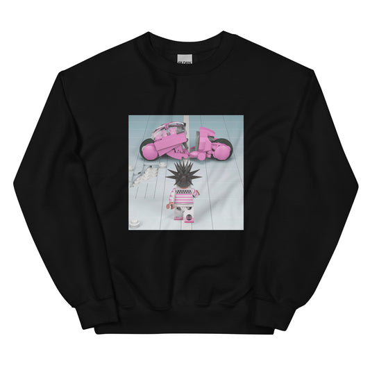 "Lil Uzi Vert - Pink Tape vs. Akira" Lego Parody Sweatshirt