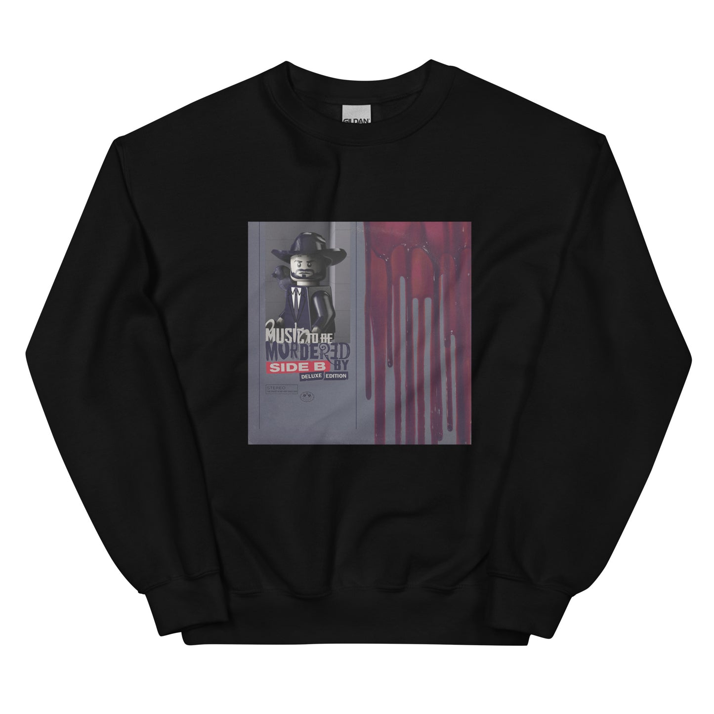 "Eminem - Music To Be Murdered By - Side B (Deluxe Edition)" Lego Parody Sweatshirt