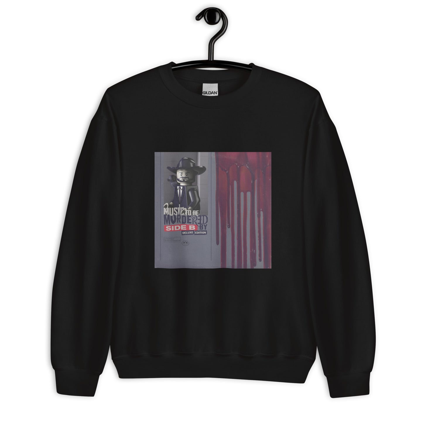 "Eminem - Music To Be Murdered By - Side B (Deluxe Edition)" Lego Parody Sweatshirt