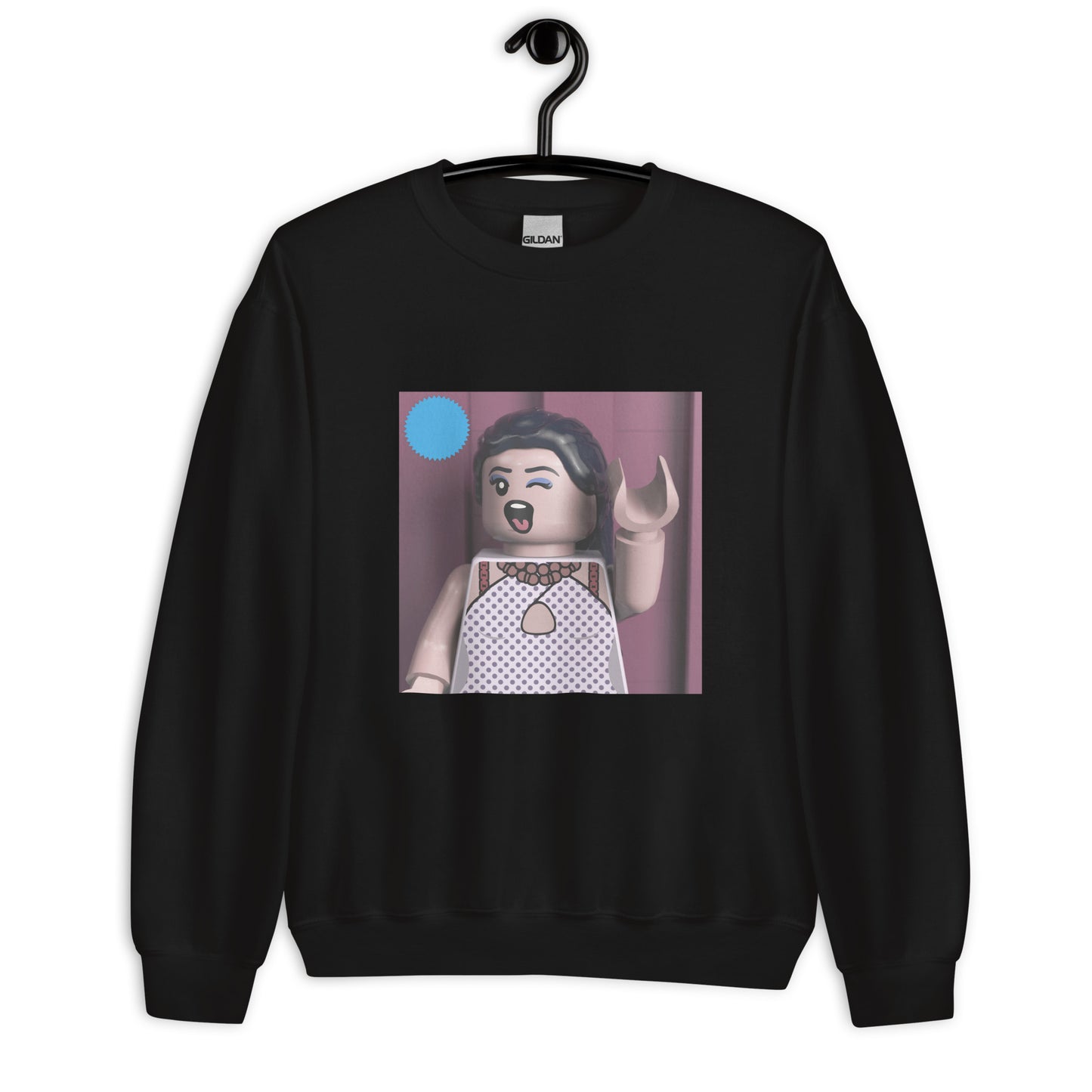 "Dua Lipa - Dance The Night (CD Cover)" Lego Parody Sweatshirt