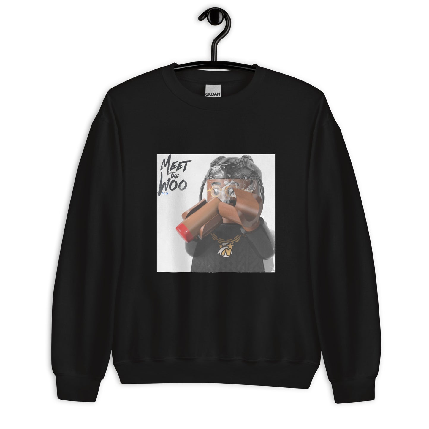 "Pop Smoke - Meet The Woo 2" Lego Parody Sweatshirt