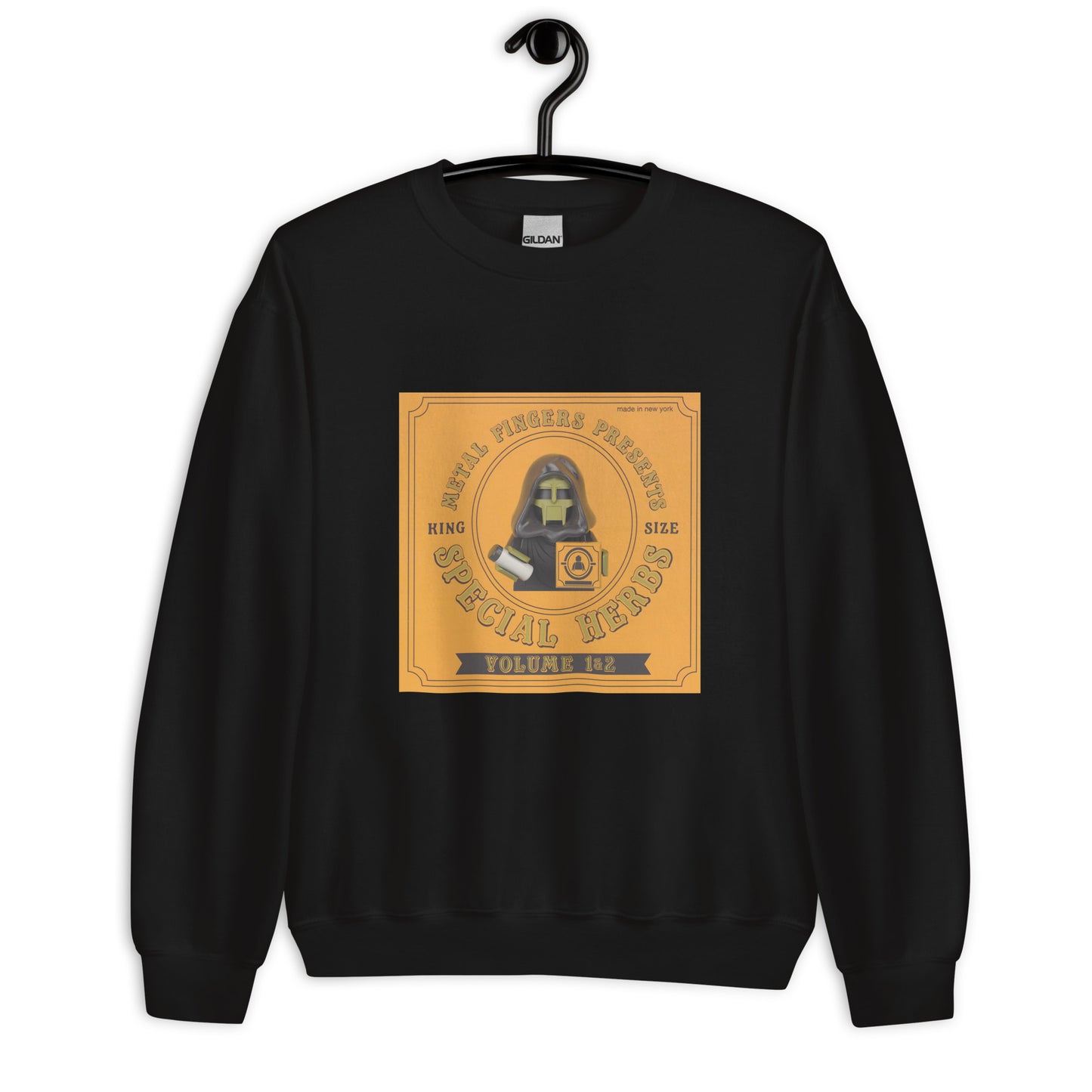 "MF DOOM - Metal Fingers Presents: Special Herbs, Vol. 1 & 2" Lego Parody Sweatshirt