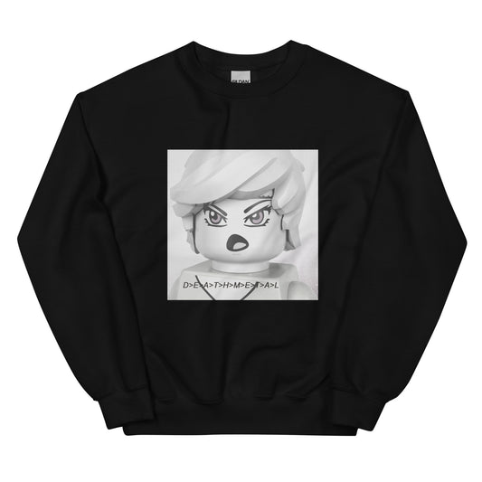 "Panchiko - D>E>A>T>H>M>E>T>A>L" Lego Parody Sweatshirt