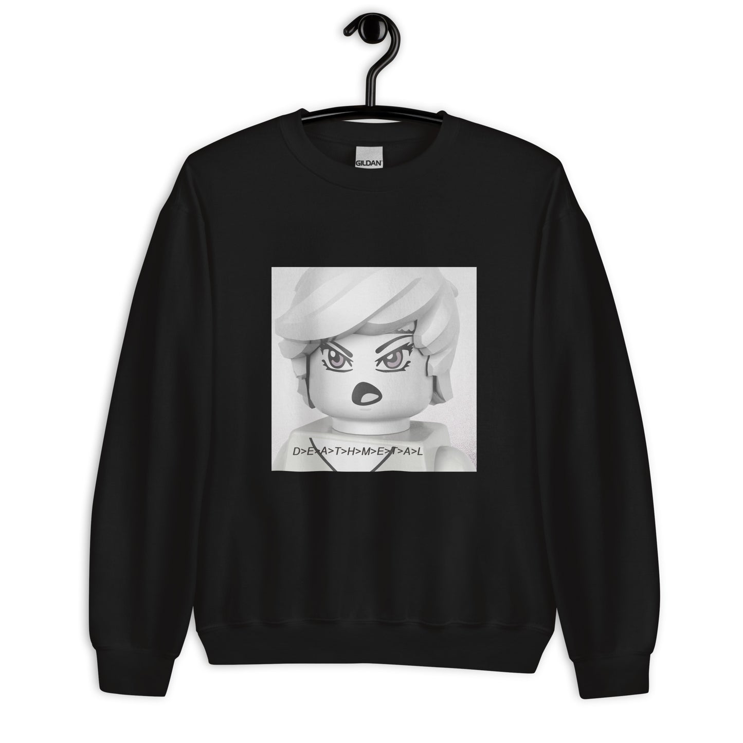 "Panchiko - D>E>A>T>H>M>E>T>A>L" Lego Parody Sweatshirt