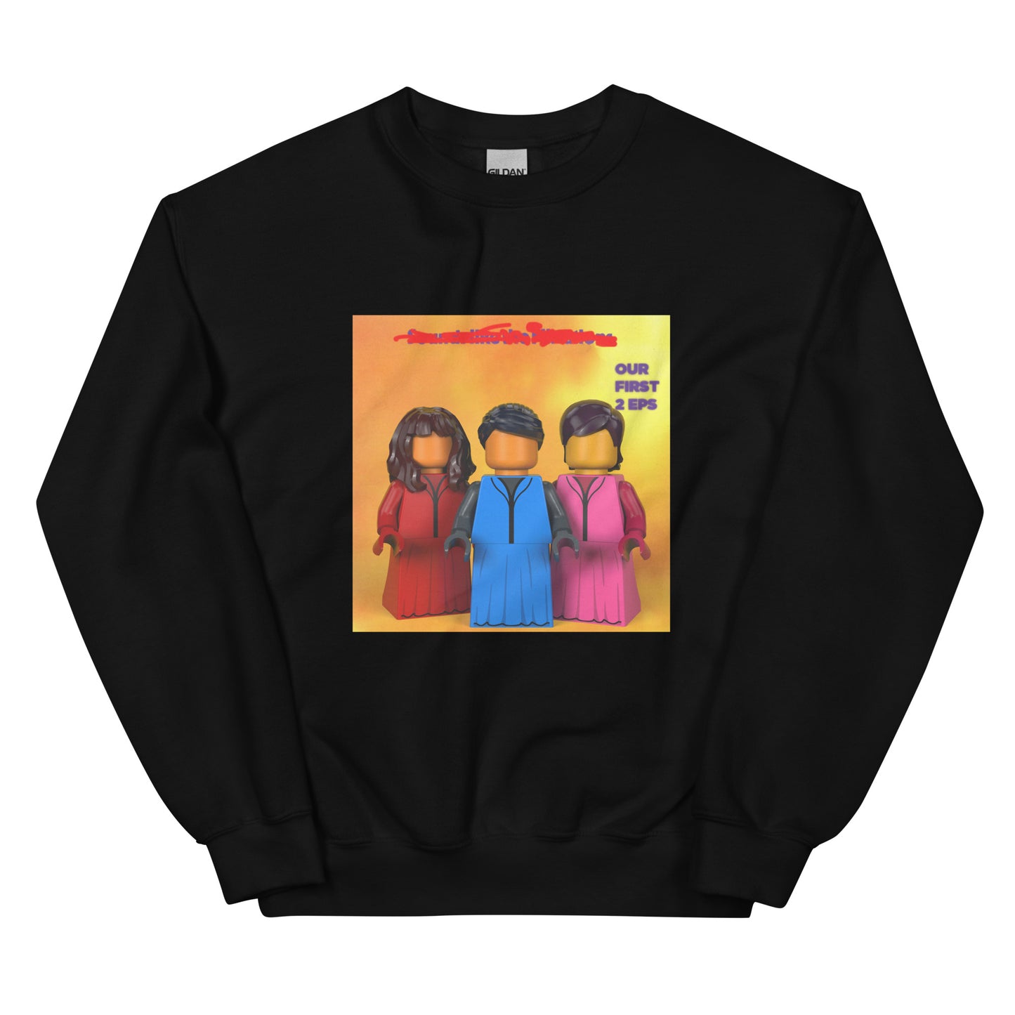 "TV Girl - Our First 2 EPs" Lego Parody Sweatshirt