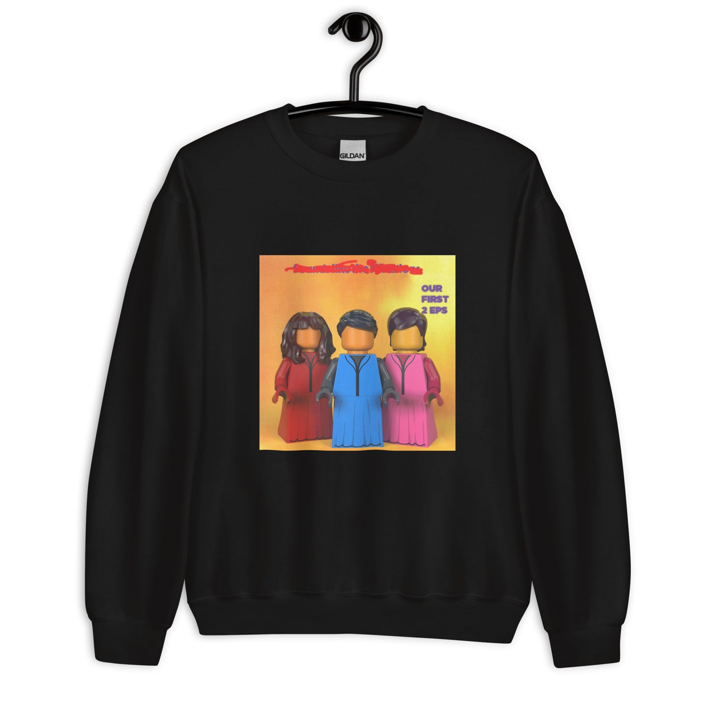 "TV Girl - Our First 2 EPs" Lego Parody Sweatshirt