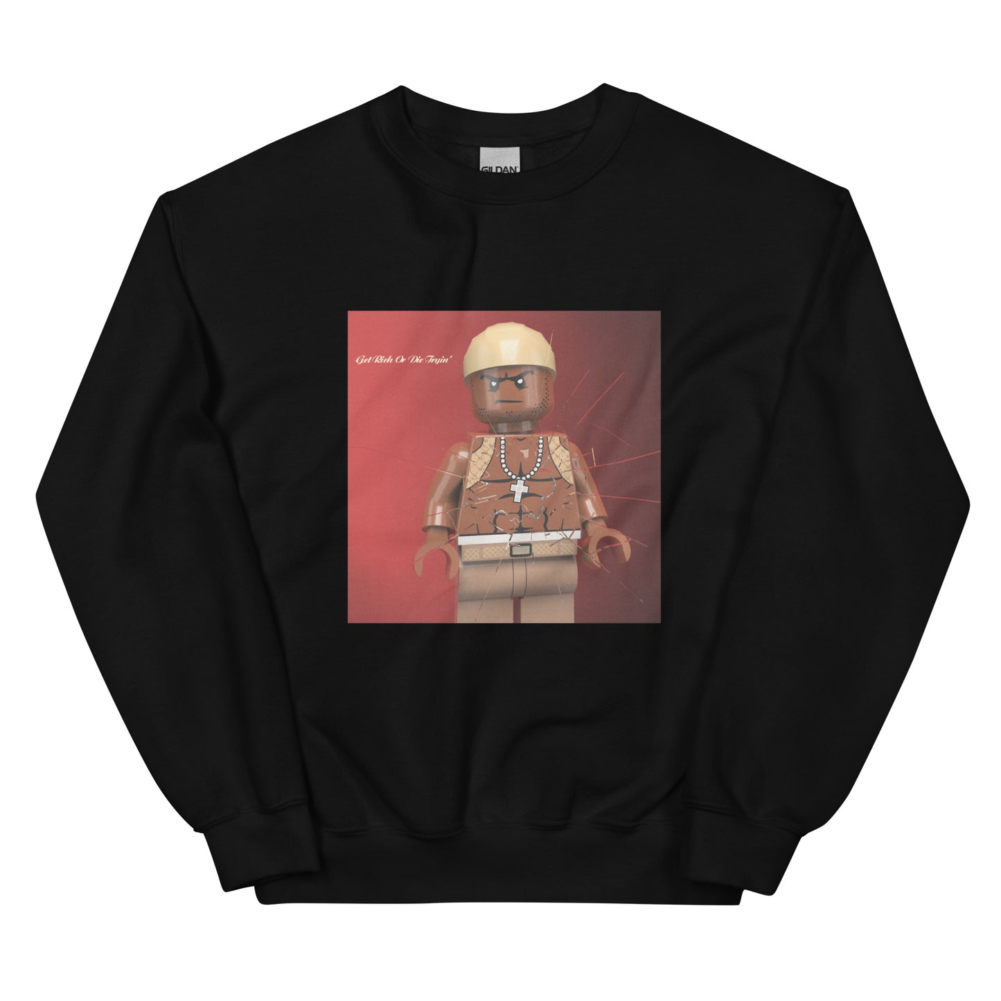 "50 Cent - Get Rich or Die Tryin'" Lego Parody Sweatshirt