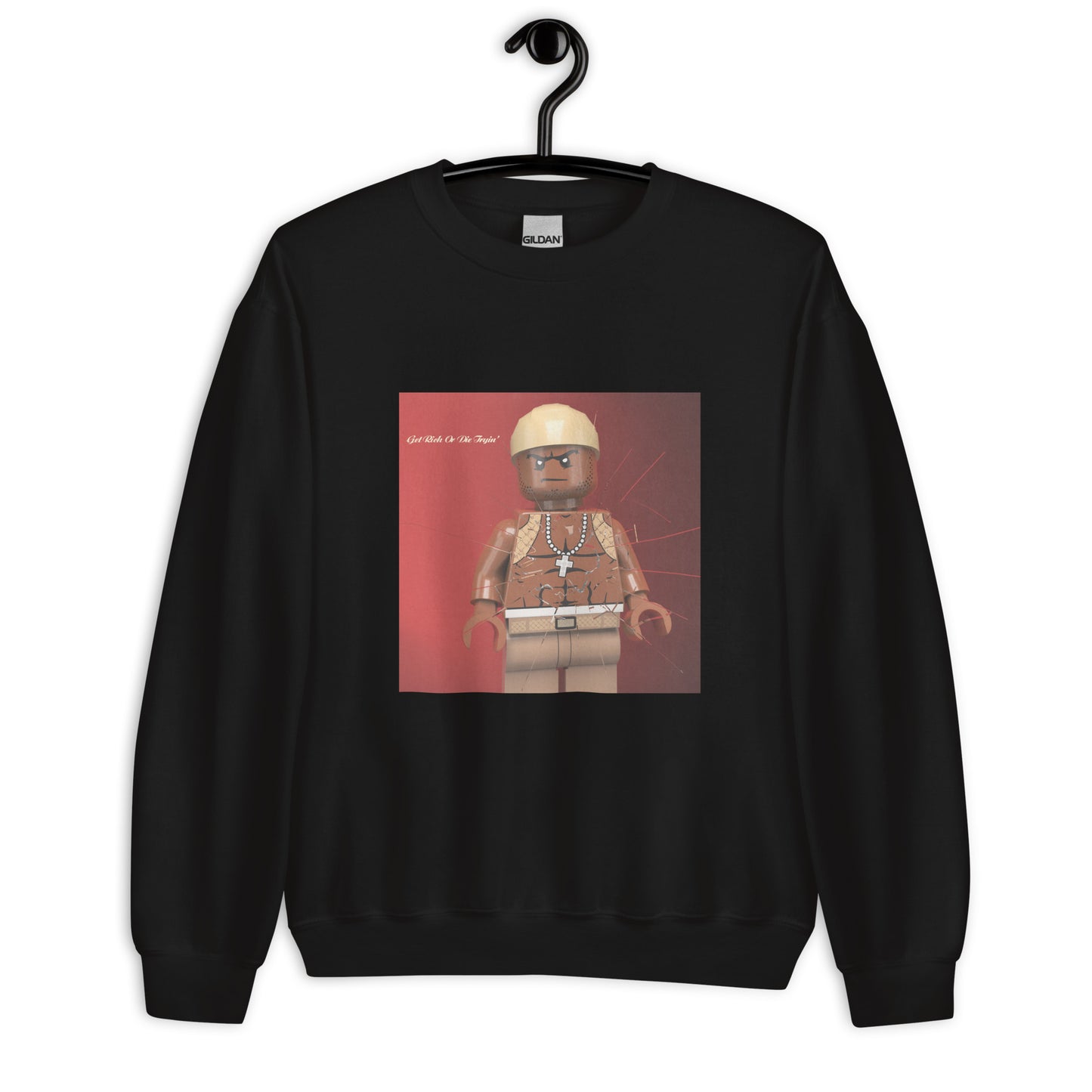 "50 Cent - Get Rich or Die Tryin'" Lego Parody Sweatshirt