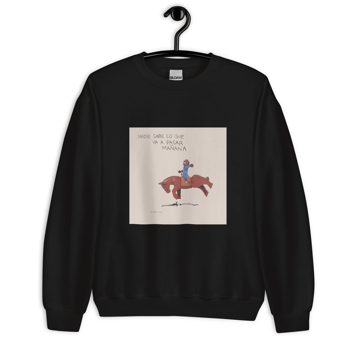 "Bad Bunny - Bad Bunny - nadie sabe lo que va a pasar mañana" Lego Parody Sweatshirt