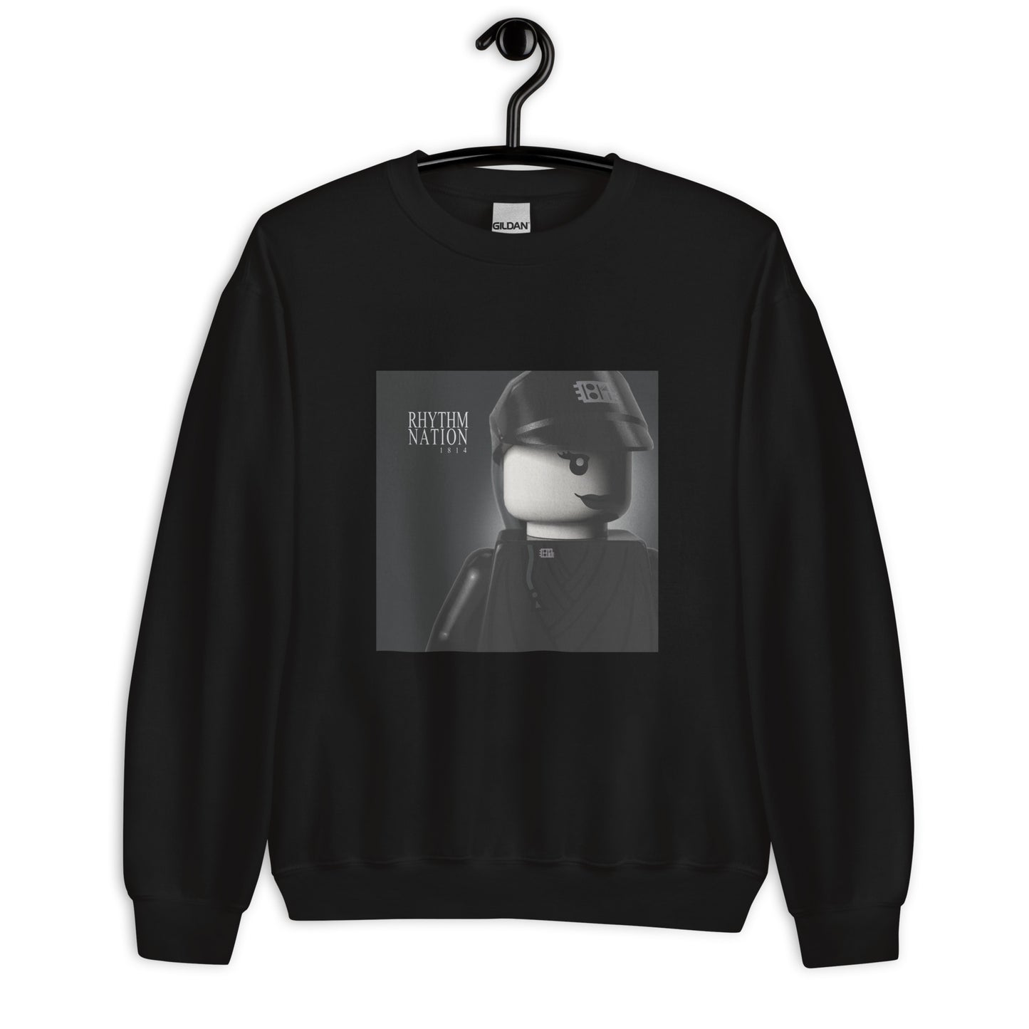 "Janet Jackson - Rhythm Nation 1814" Lego Parody Sweatshirt