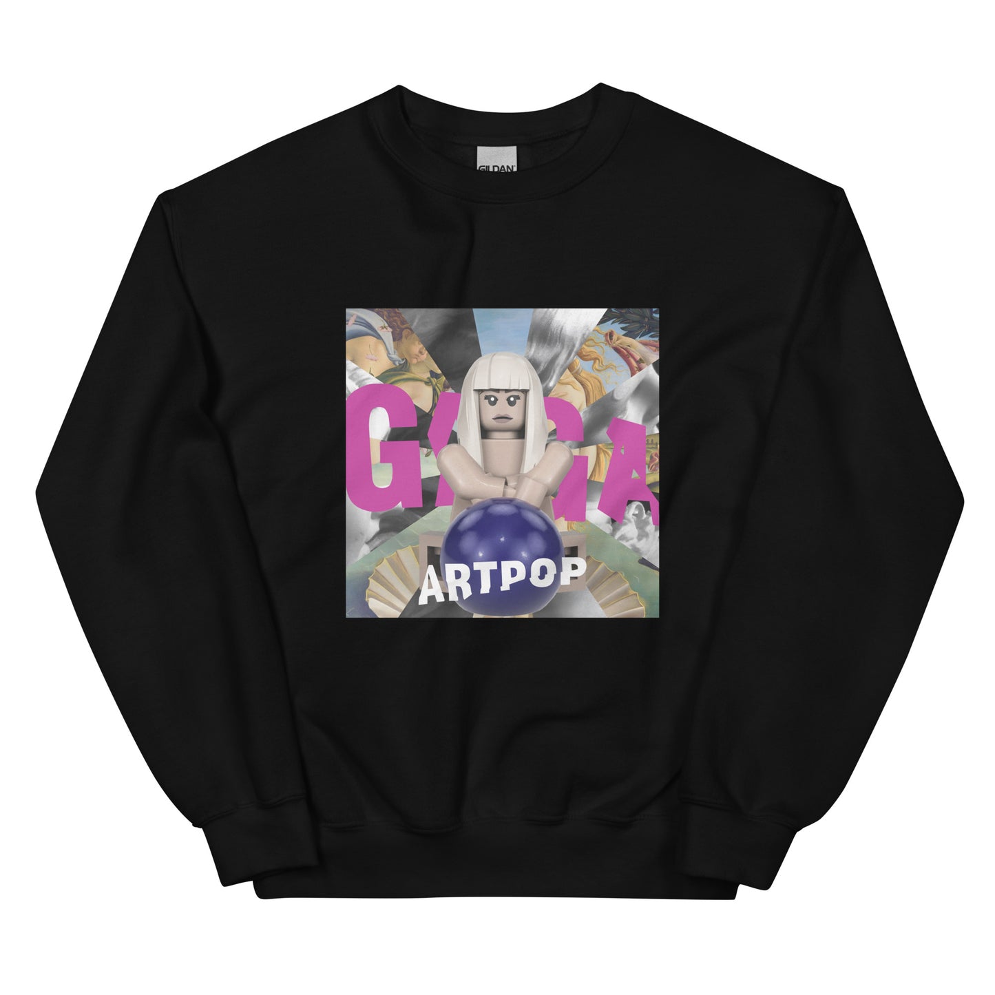 "Lady Gaga - ARTPOP" Lego Parody Sweatshirt