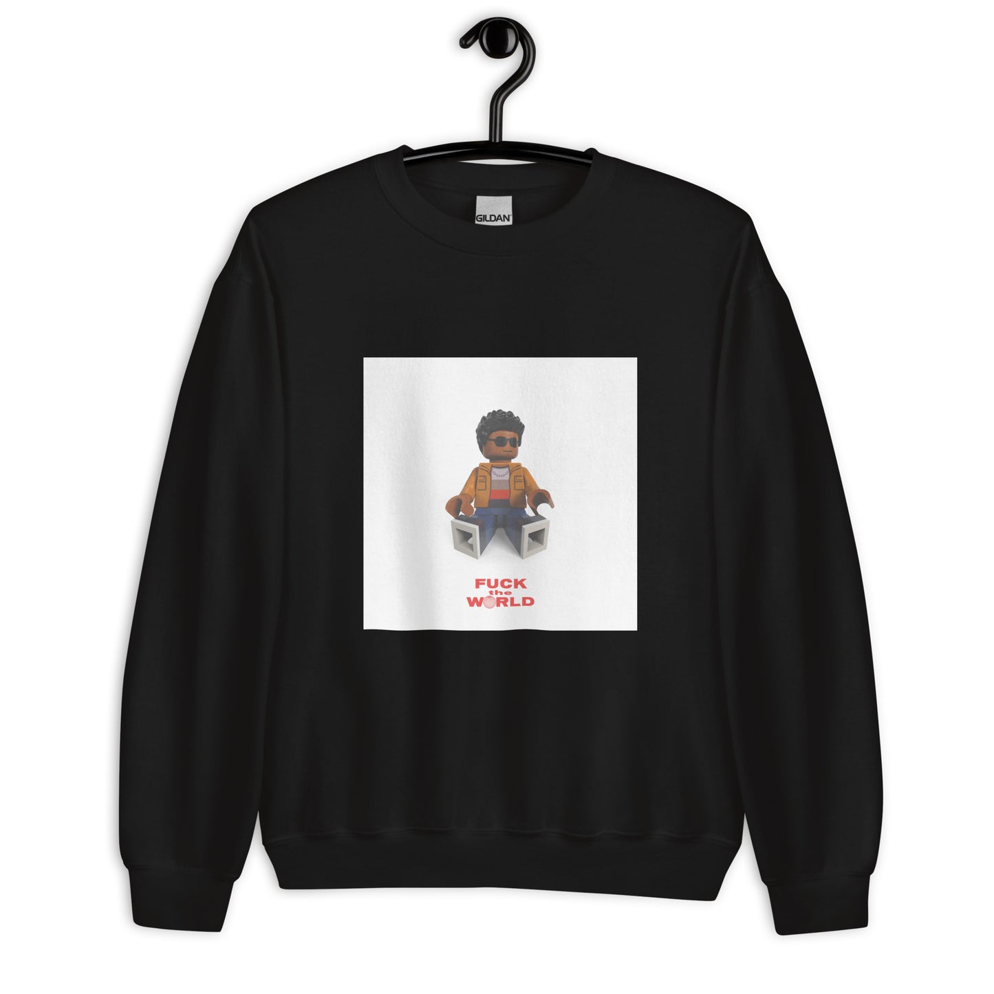 "Brent Faiyaz -  Fuck The World" Lego Parody Sweatshirt