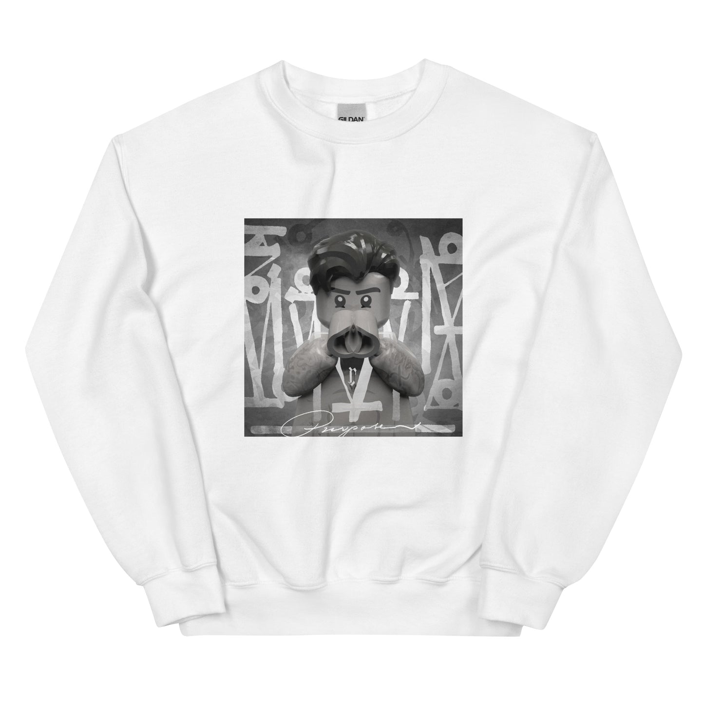 "Justin Bieber - Purpose" Lego Parody Sweatshirt