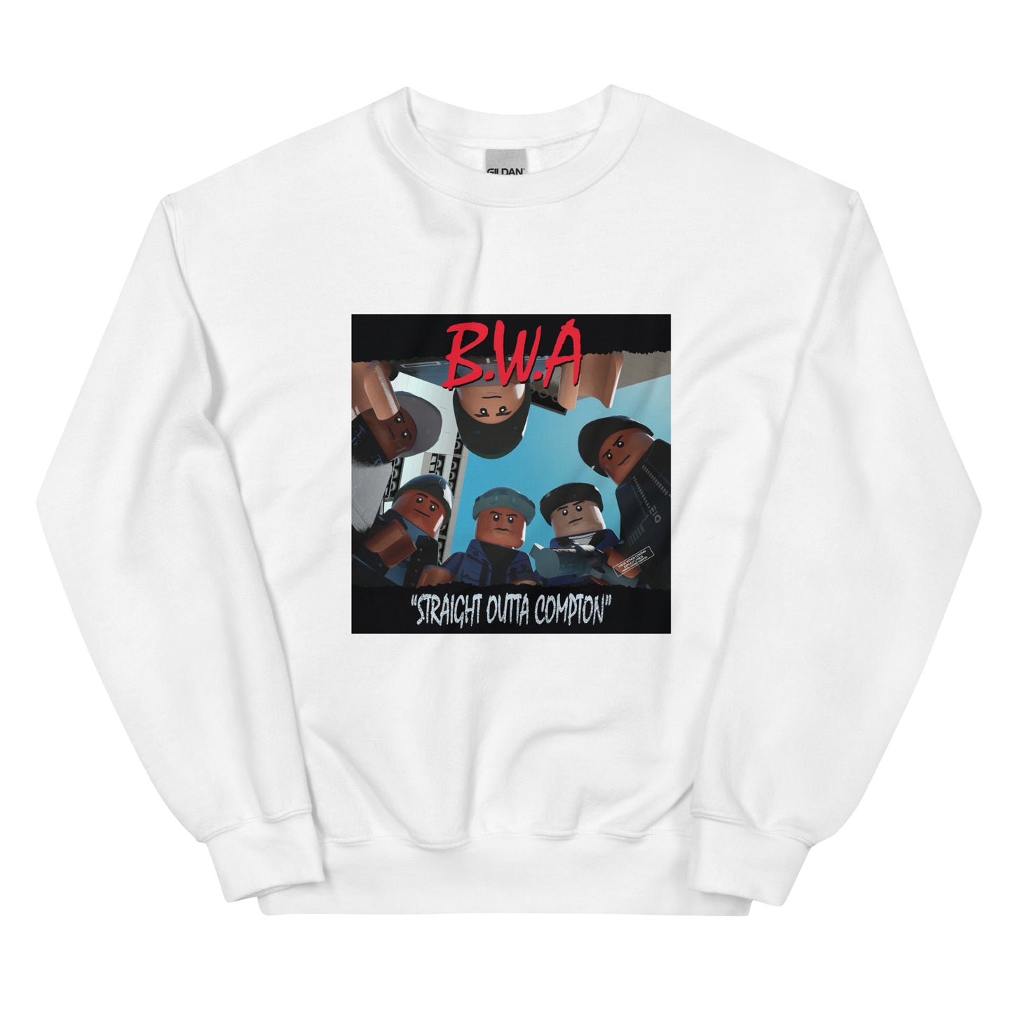 "N.W.A - Straight Outta Compton" Lego Parody Sweatshirt