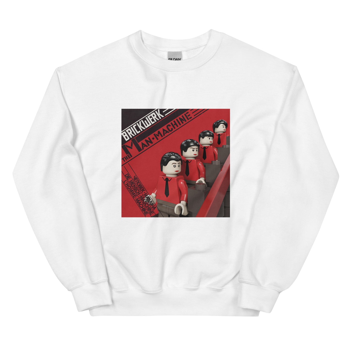 "Kraftwerk - The Man-Machine" Lego Parody Sweatshirt