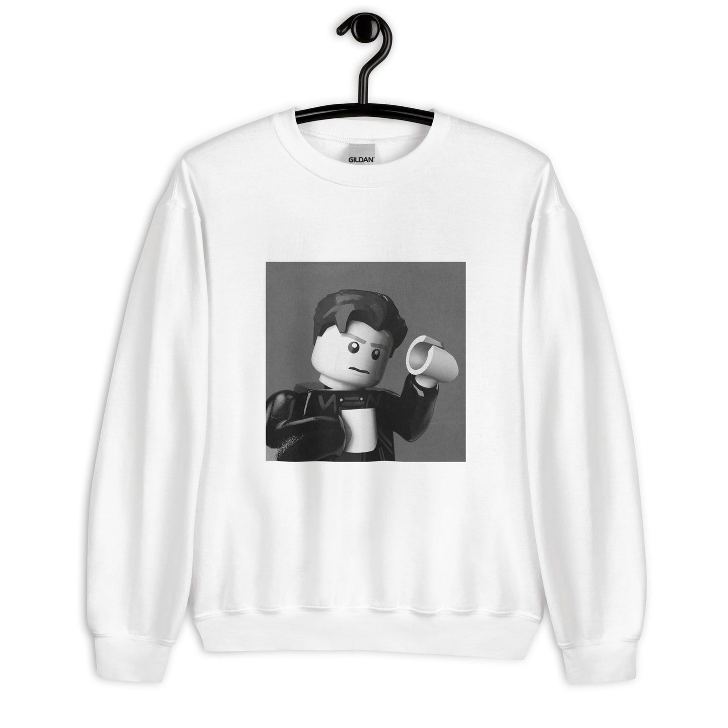 "David Bowie - Heroes" Lego Parody Sweatshirt