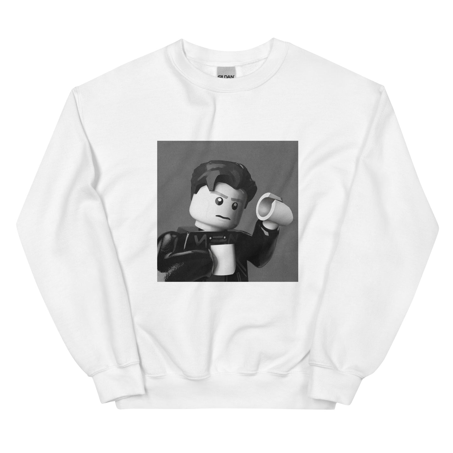 "David Bowie - Heroes" Lego Parody Sweatshirt