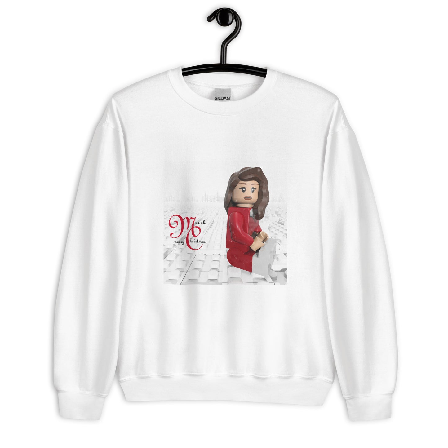 "Mariah Carey - Merry Christmas" Lego Parody Sweatshirt