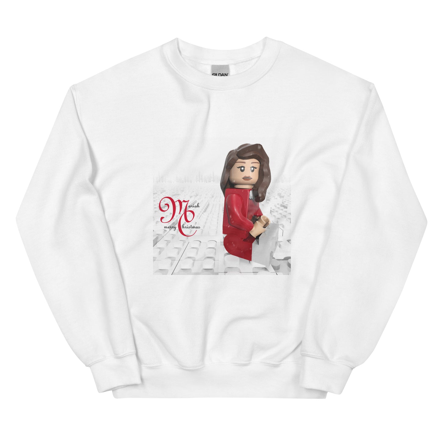 "Mariah Carey - Merry Christmas" Lego Parody Sweatshirt