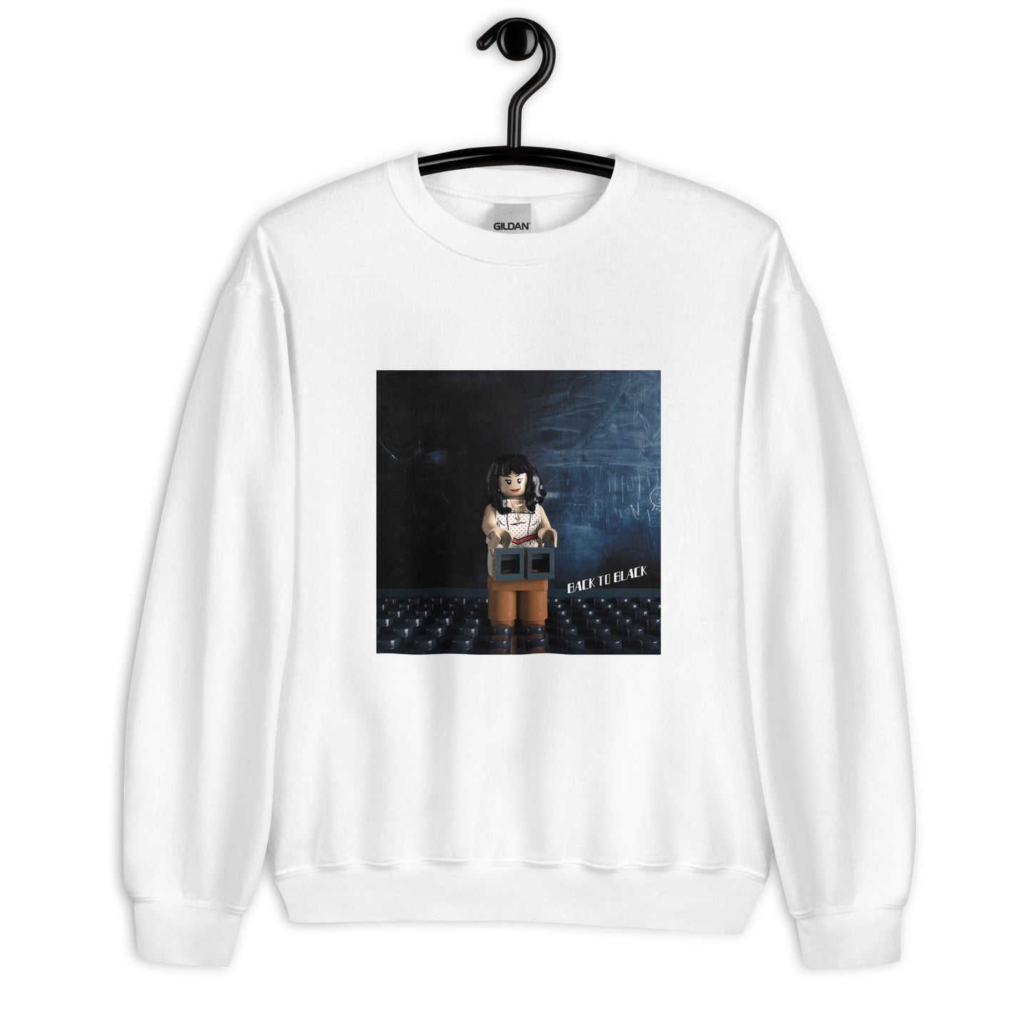 "Amy Winehouse - Back To Black" Lego Parody Sweatshirt