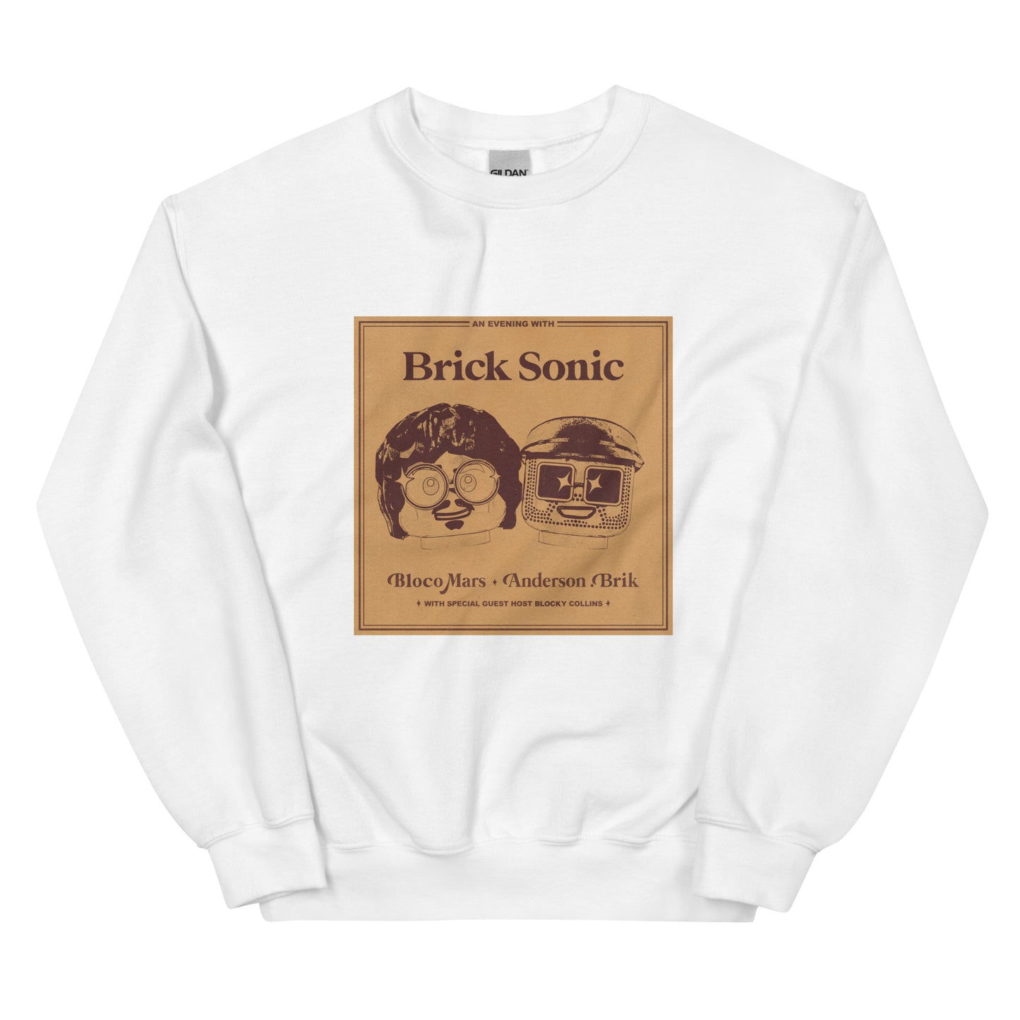 "Silk Sonic - An Evening with Silk Sonic" Lego Parody Sweatshirt