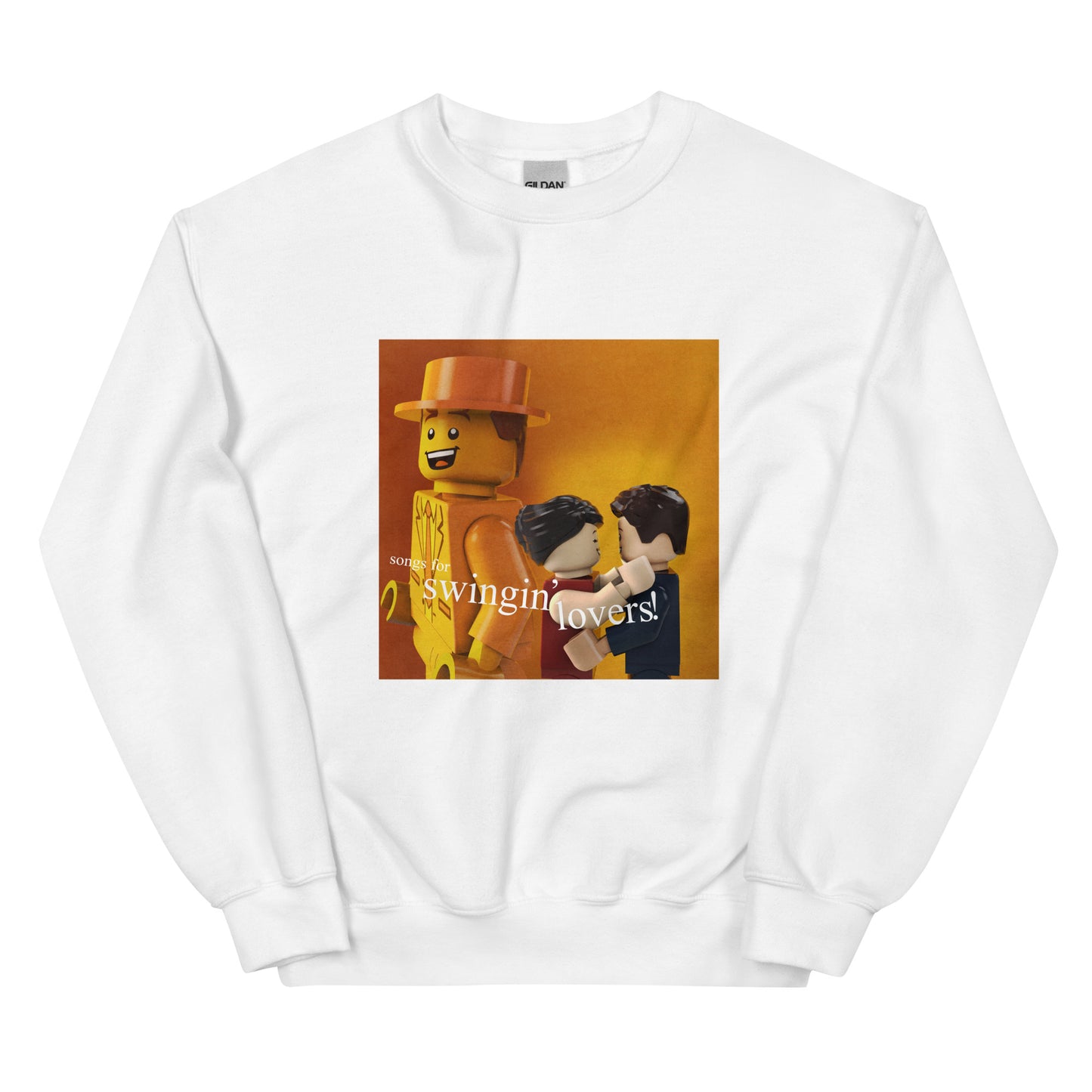 "Frank Sinatra - Songs for Swingin' Lovers!" Lego Parody Sweatshirt