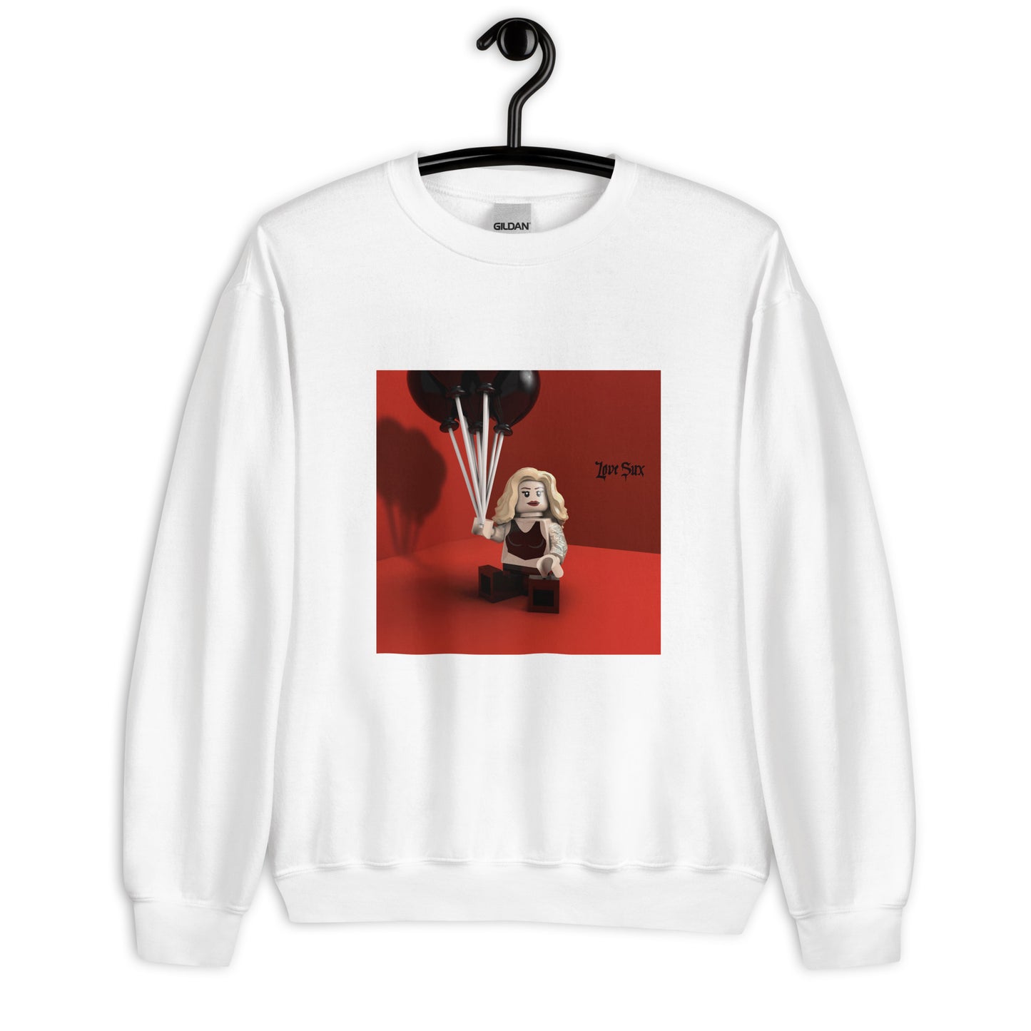 "Avril Lavigne - Love Sux" Lego Parody Sweatshirt