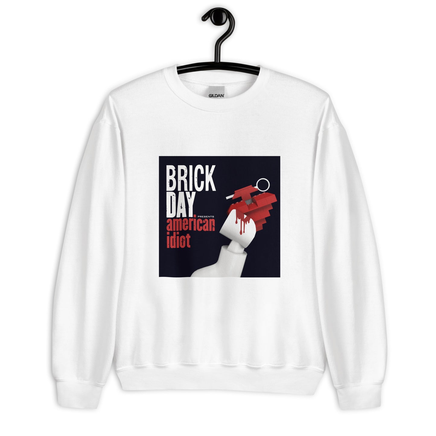 "Green Day - American Idiot" Lego Parody Sweatshirt