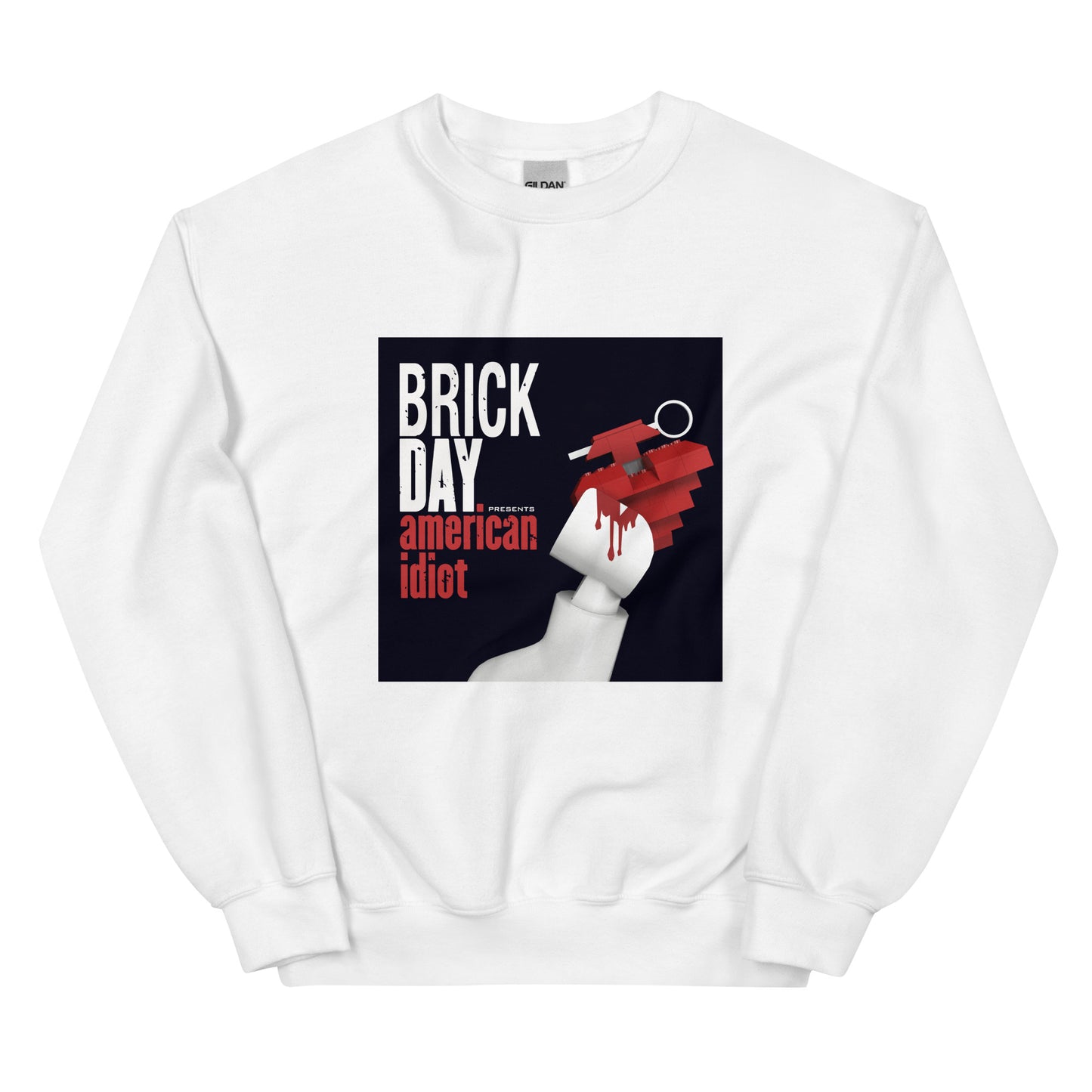 "Green Day - American Idiot" Lego Parody Sweatshirt