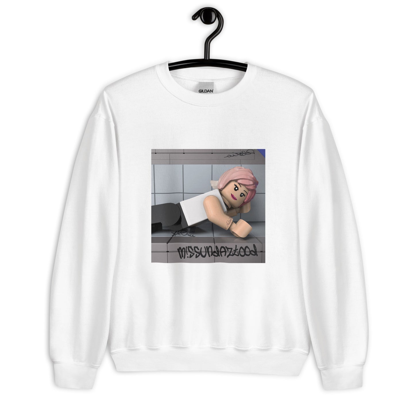 "Pink - Missundaztood" Lego Parody Sweatshirt