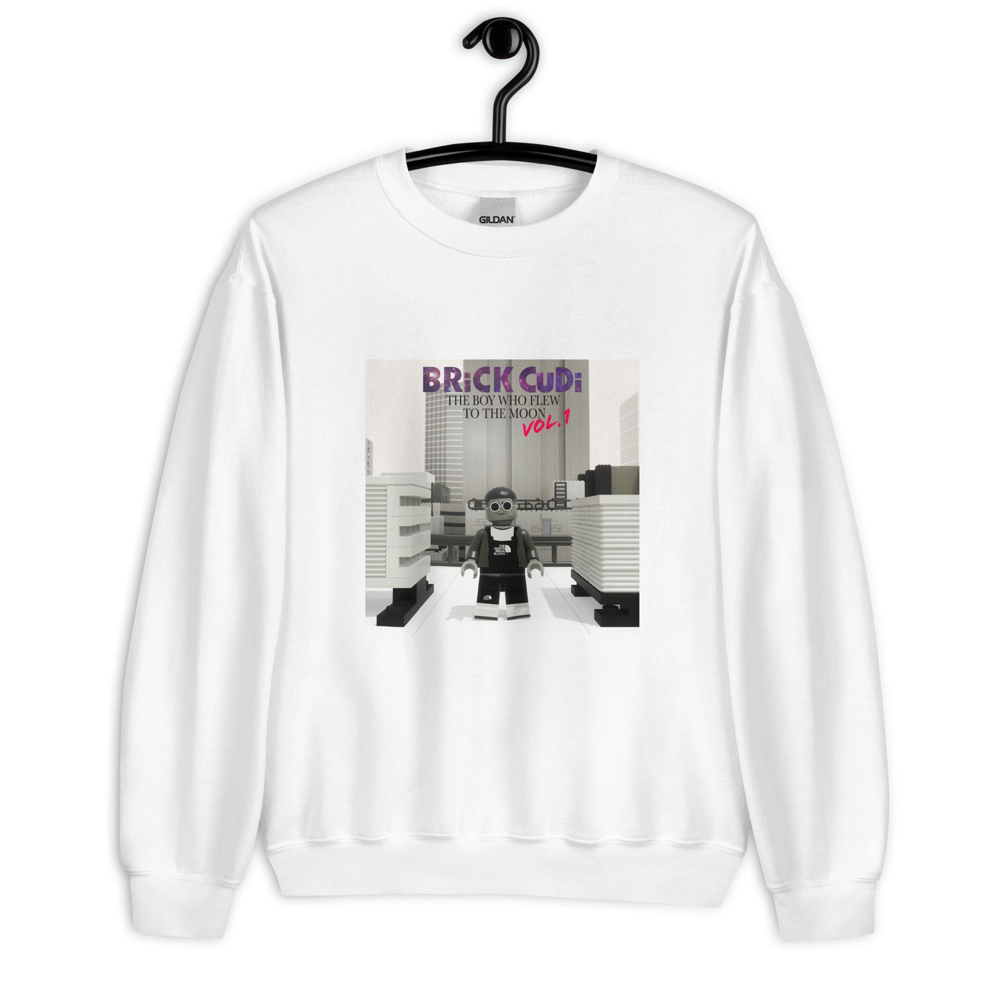 "Kid Cudi - The Boy Who Flew to the Moon, Vol. 1" Lego Parody Sweatshirt