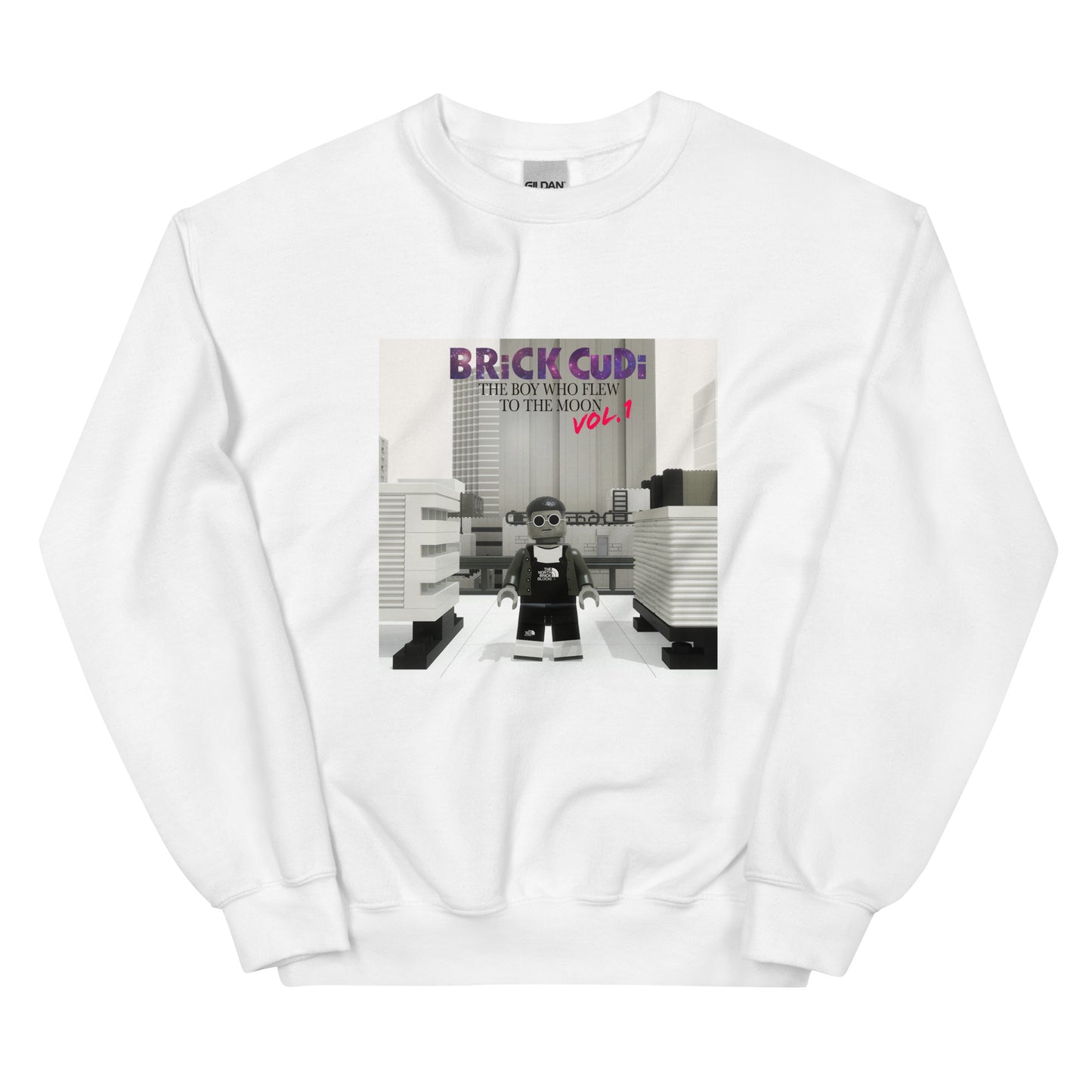 "Kid Cudi - The Boy Who Flew to the Moon, Vol. 1" Lego Parody Sweatshirt