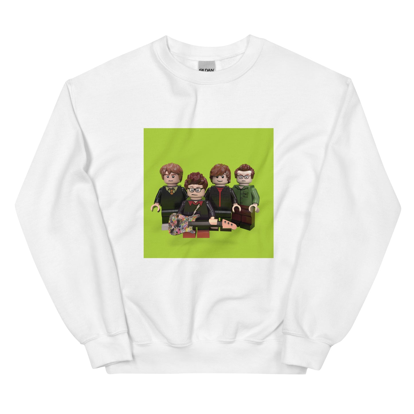 "Weezer - Weezer (Green Album)" Lego Parody Sweatshirt