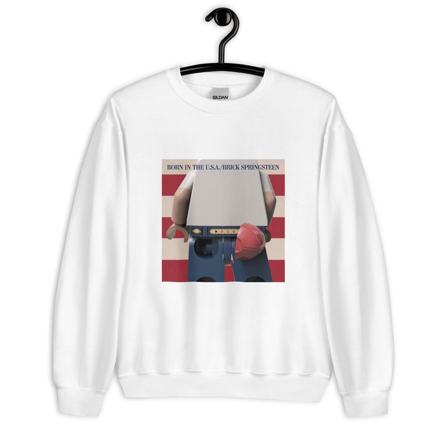 "Bruce Springsteen - Born In The U.S.A." Lego Parody Sweatshirt