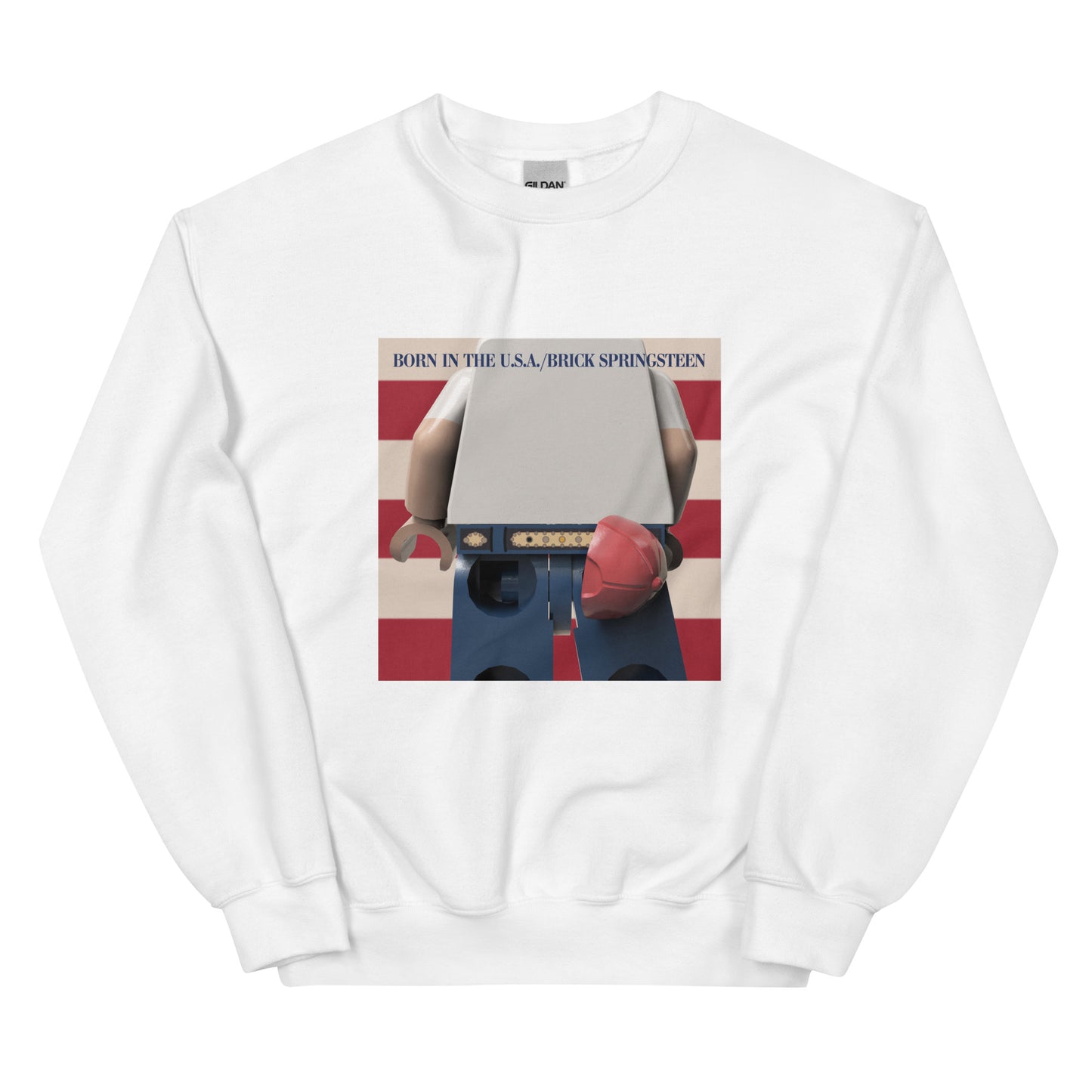 "Bruce Springsteen - Born In The U.S.A." Lego Parody Sweatshirt