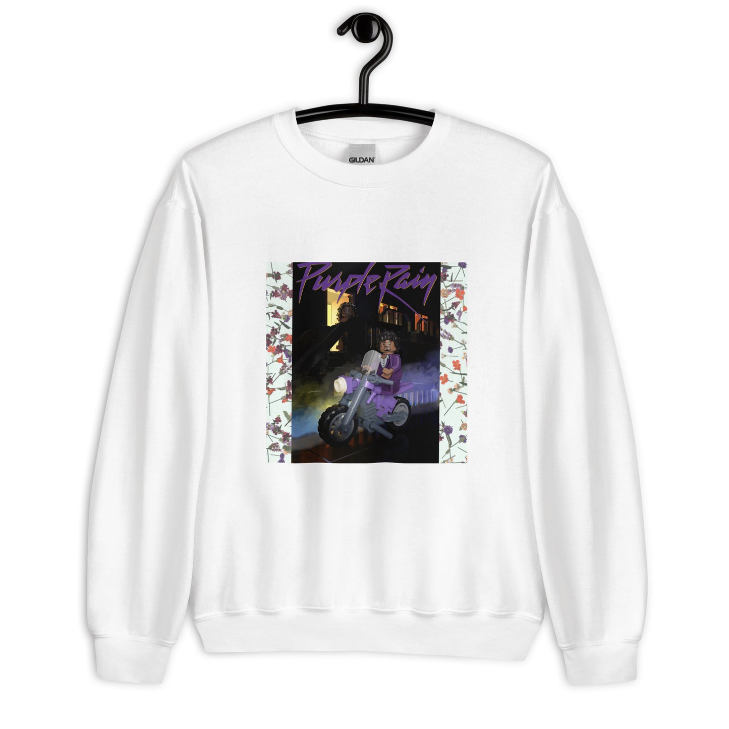 "Prince and The Revolution - Purple Rain" Lego Parody Sweatshirt