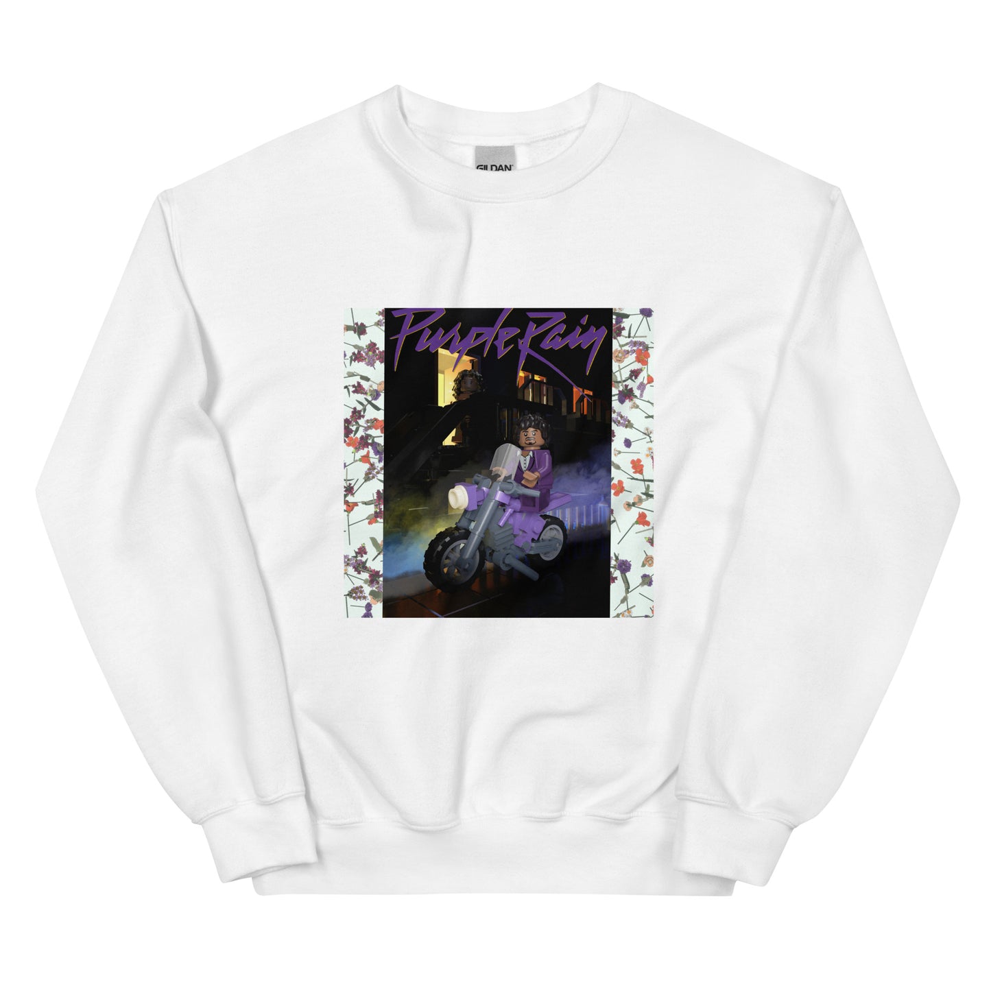 "Prince and The Revolution - Purple Rain" Lego Parody Sweatshirt