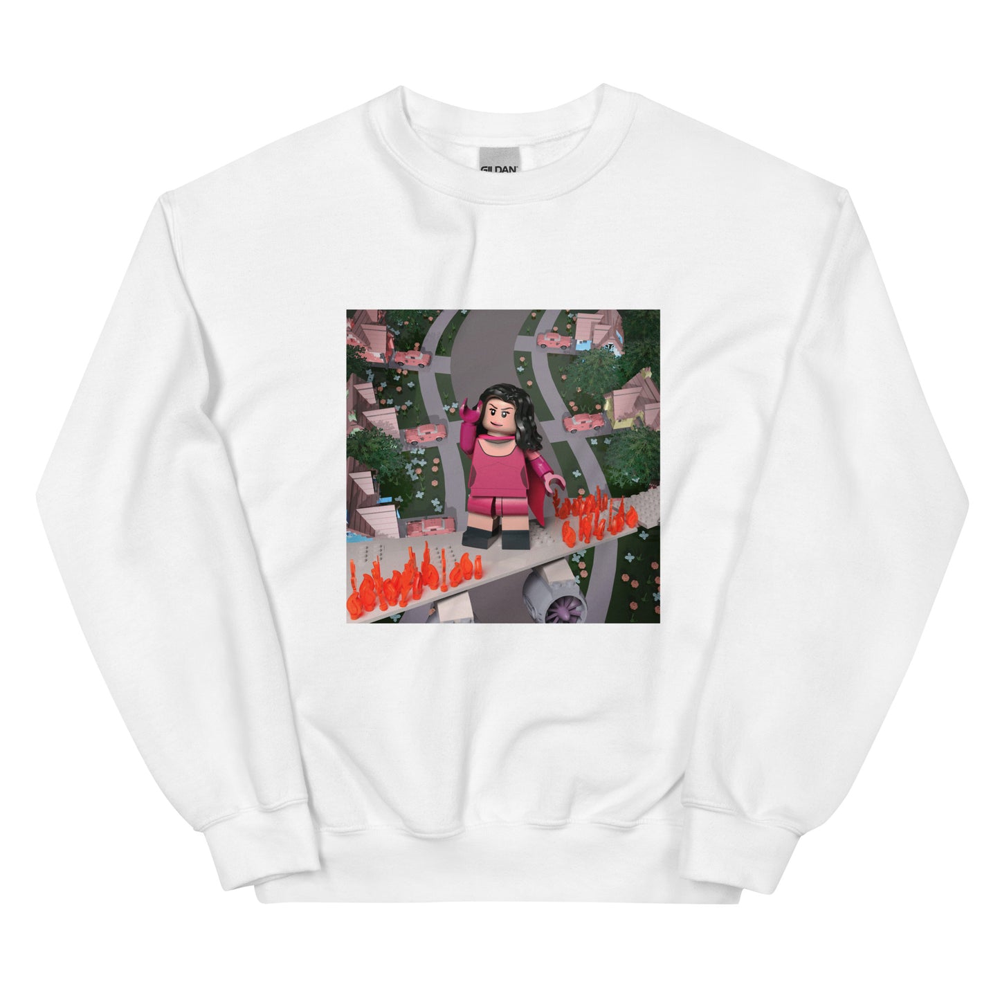 "Tate McRae - I Used To Think I Could Fly" Lego Parody Sweatshirt