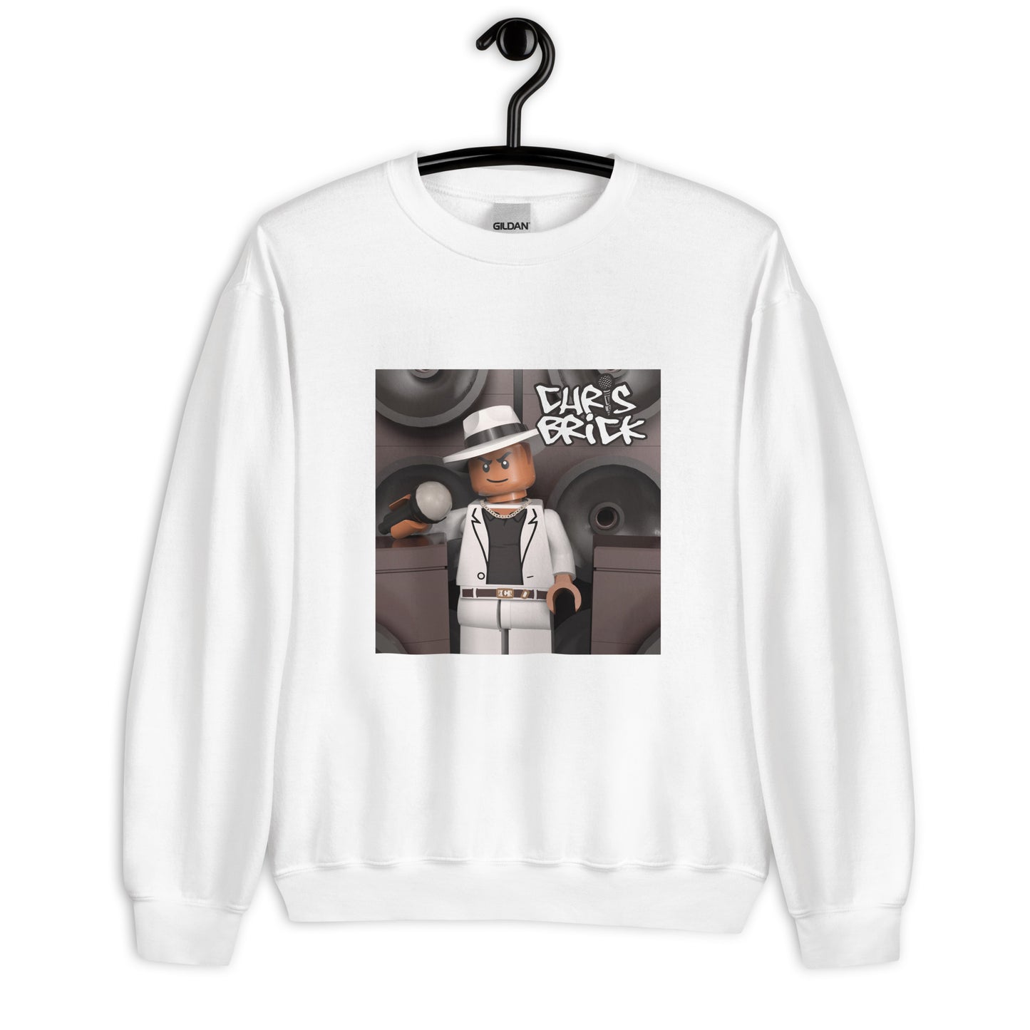 "Chris Brown - Chris Brown" Lego Parody Sweatshirt