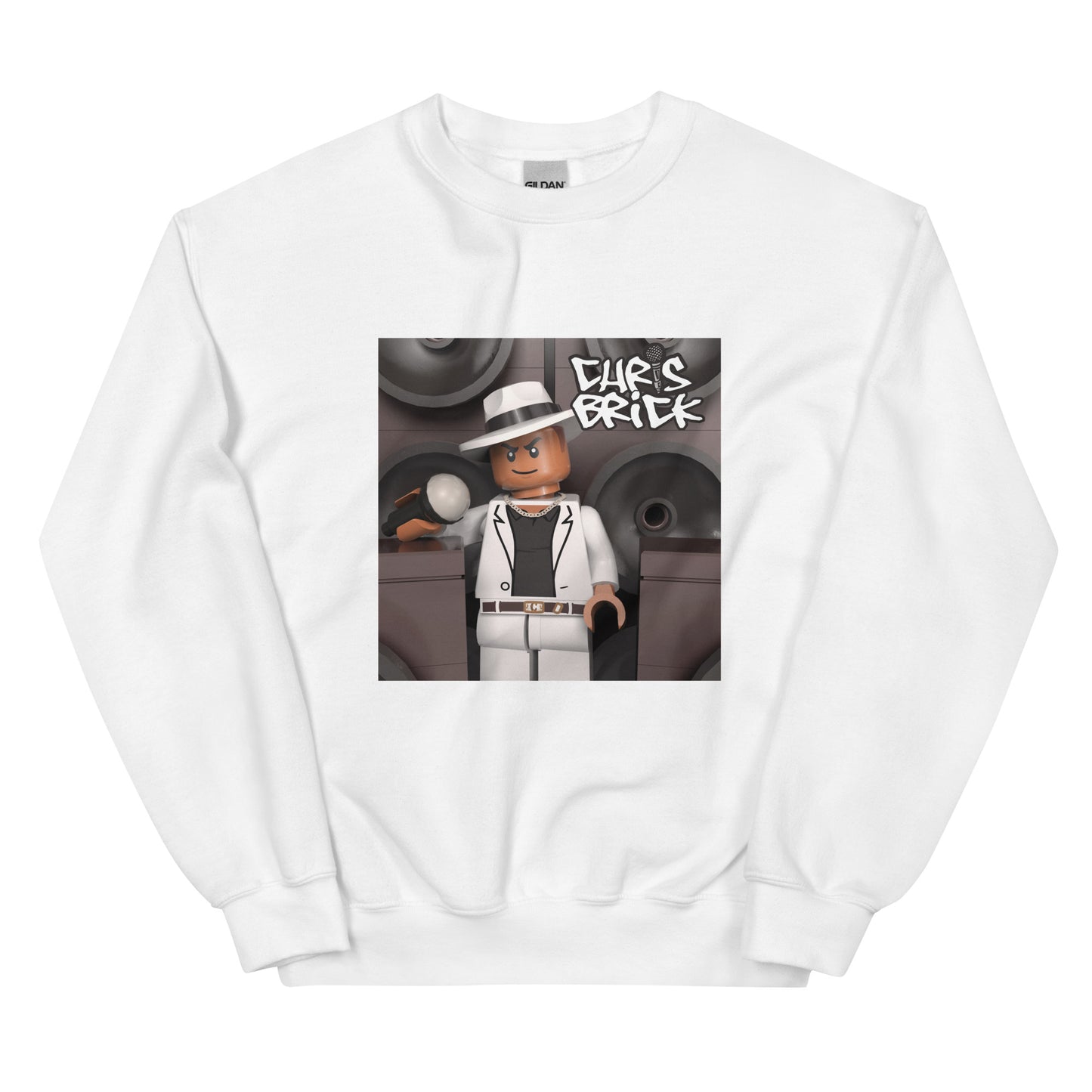 "Chris Brown - Chris Brown" Lego Parody Sweatshirt