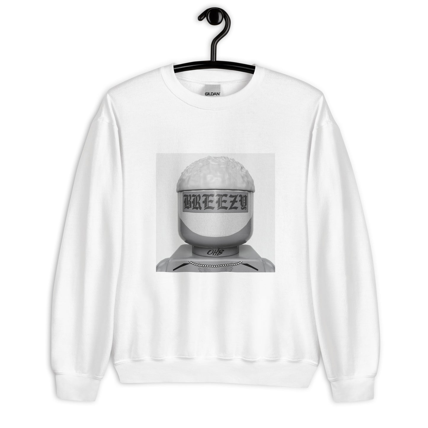 "Chris Brown - Breezy" Lego Parody Sweatshirt