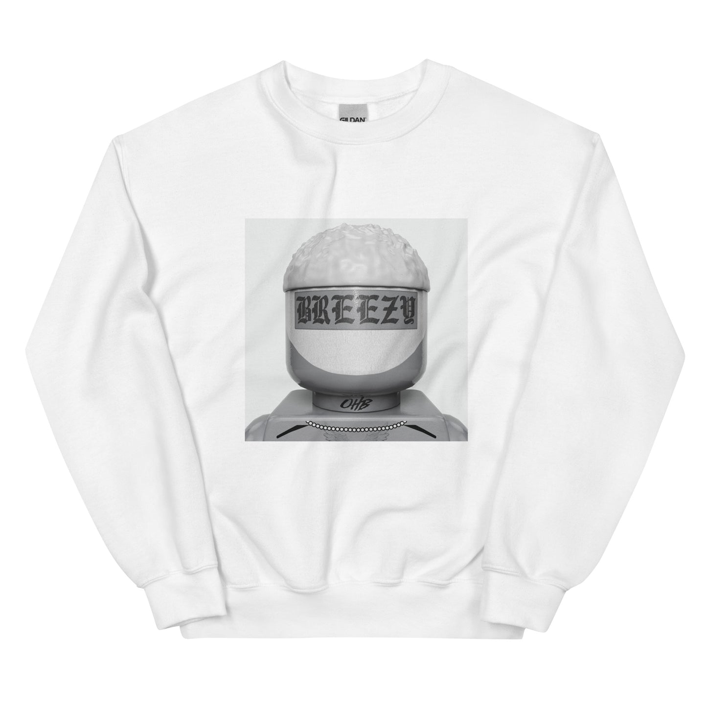 "Chris Brown - Breezy" Lego Parody Sweatshirt